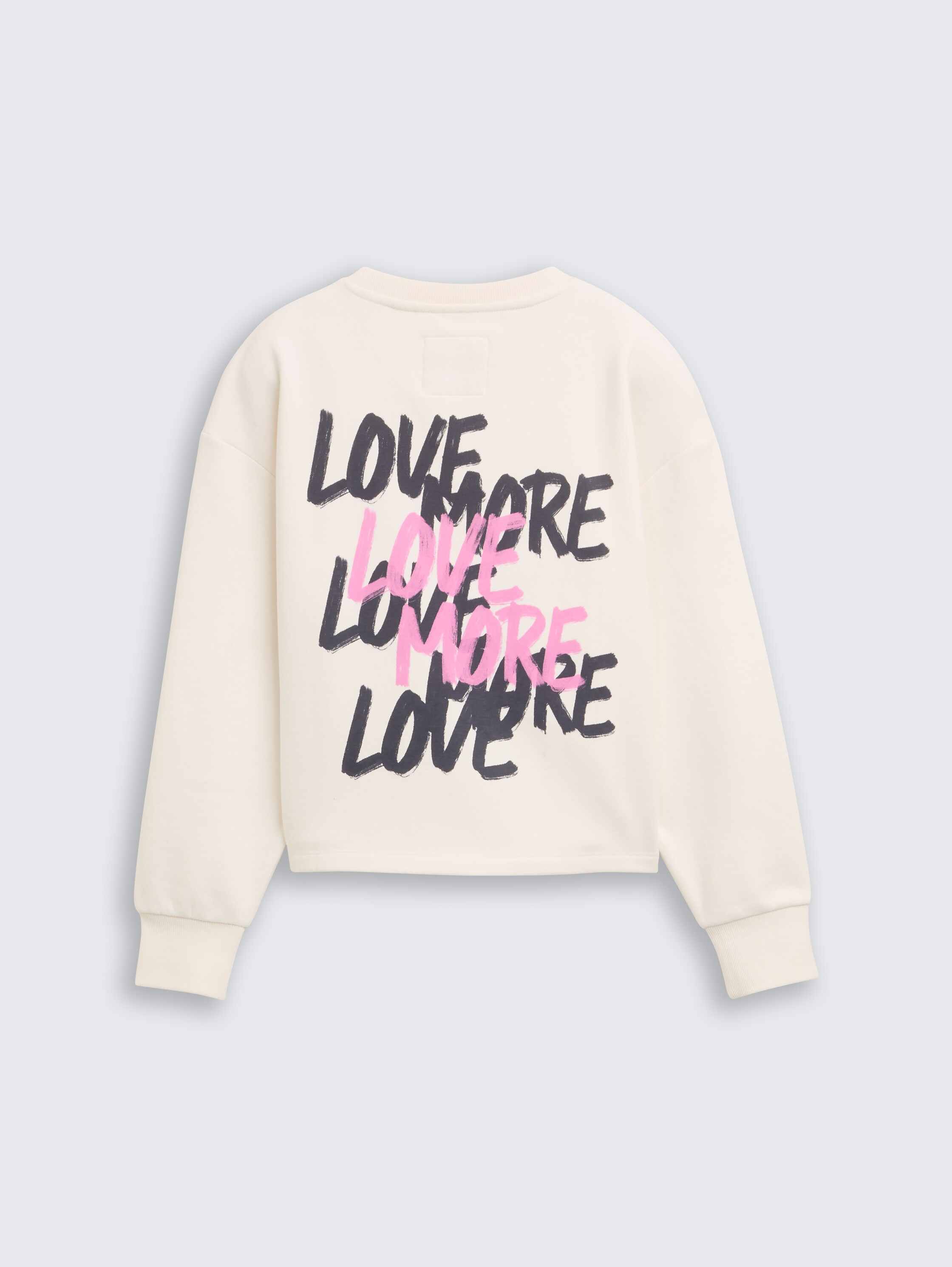 Sweatshirt with back print - gardenia_white - 