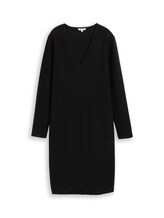 Geselecteerd, Jurk met glittereffect door Tom Tailor, zwart