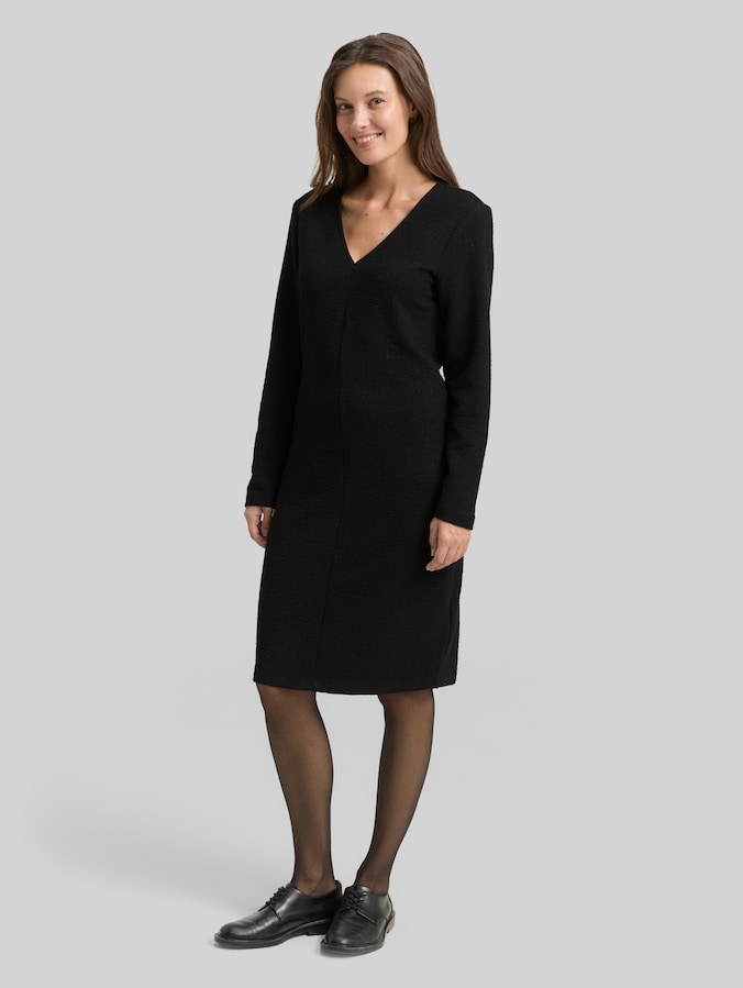 Robe à effet pailleté par Women, deep black