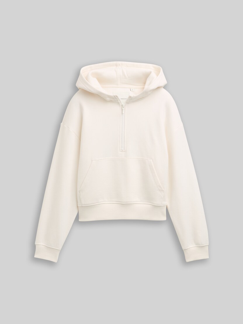 Hoodie Sweatshirt mit Reißverschluss von Teen Girls, Gardenia White