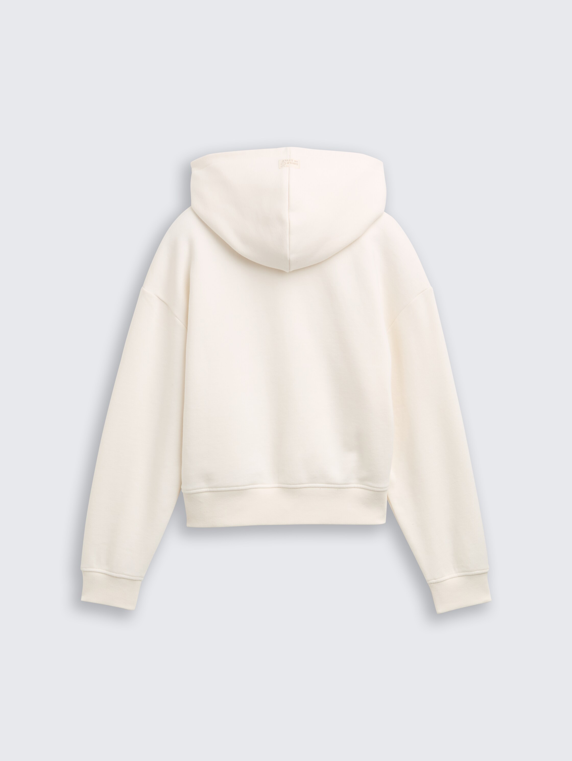 Hoodie sweatshirt with zip - gardenia_white - 