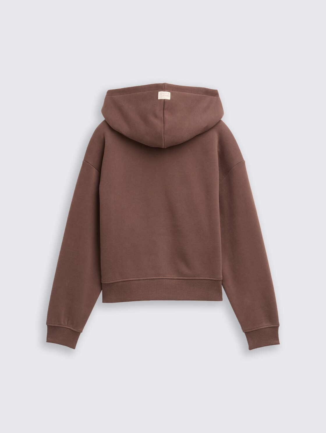 Hoodie Sweatshirt mit Reißverschluss - soft chocolate brown