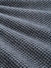 Pull en maille en laine mélangée - navy melange white core - Vue de la matière