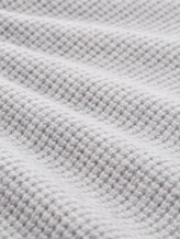 Strickpullover mit Wollanteil - light grey melange white core - Material-Ansicht