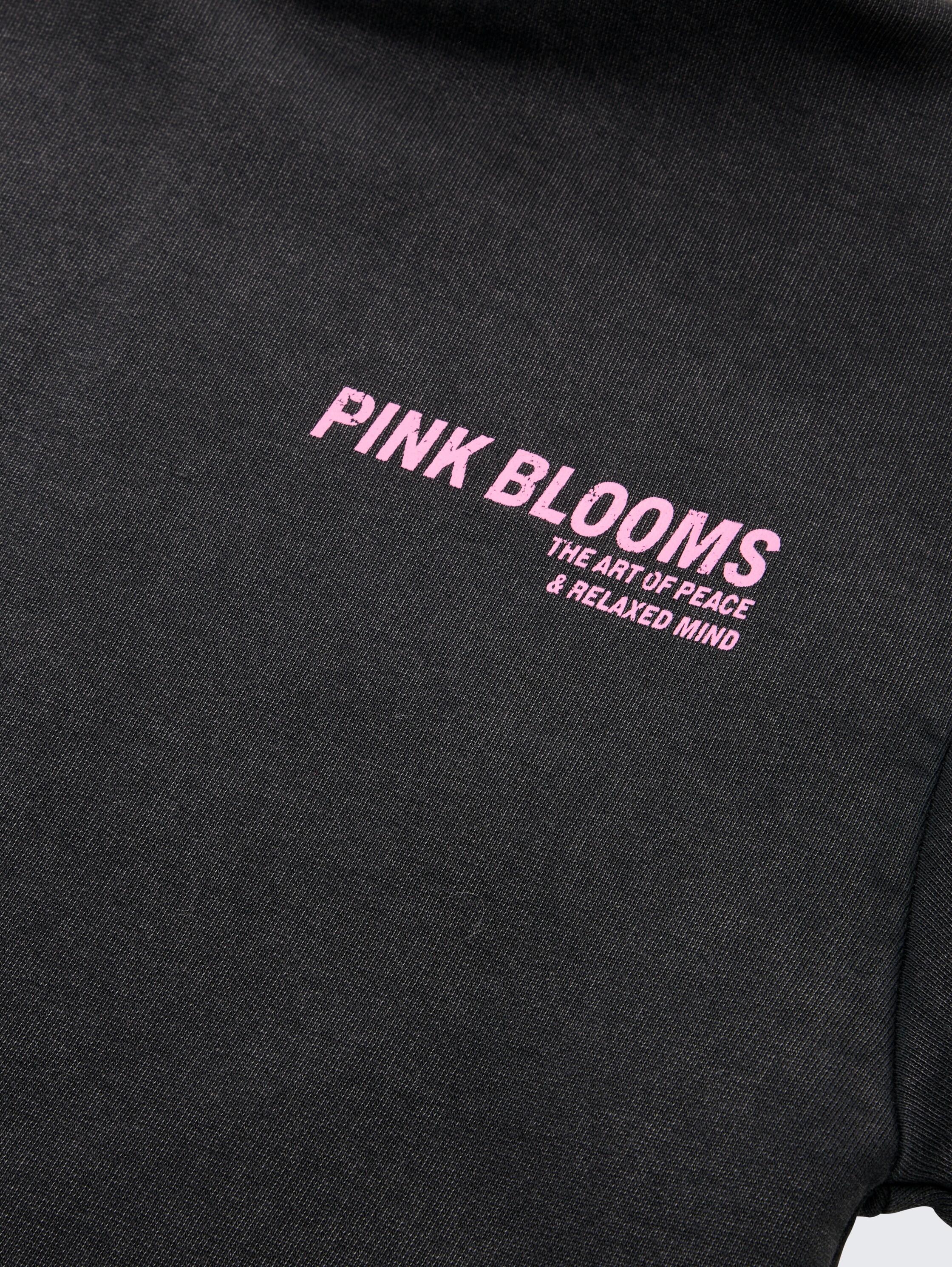 Oversized Hoodie met print - heavy_black - 