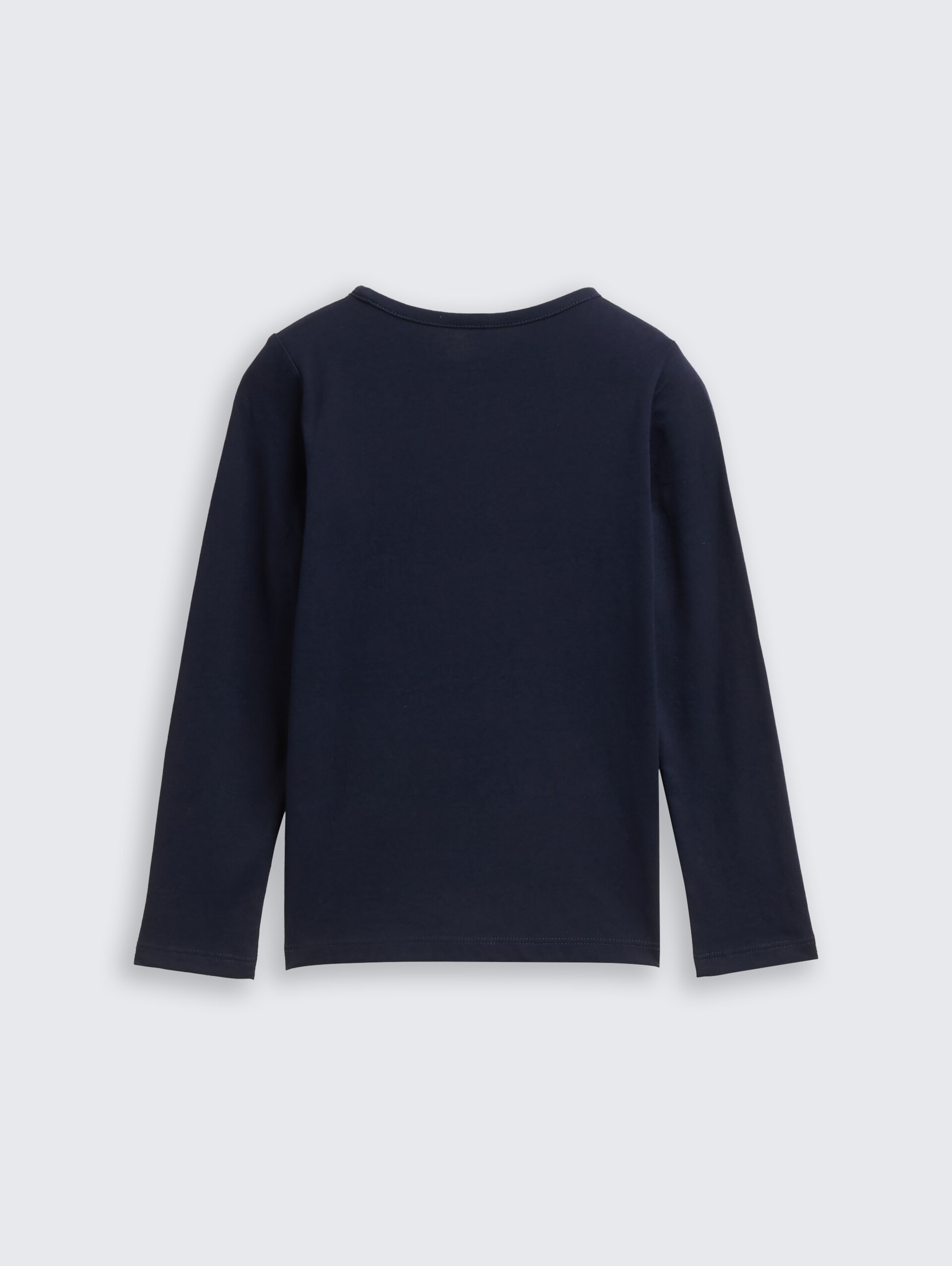 Langarmshirt mit Fotoprint - sky captain blue