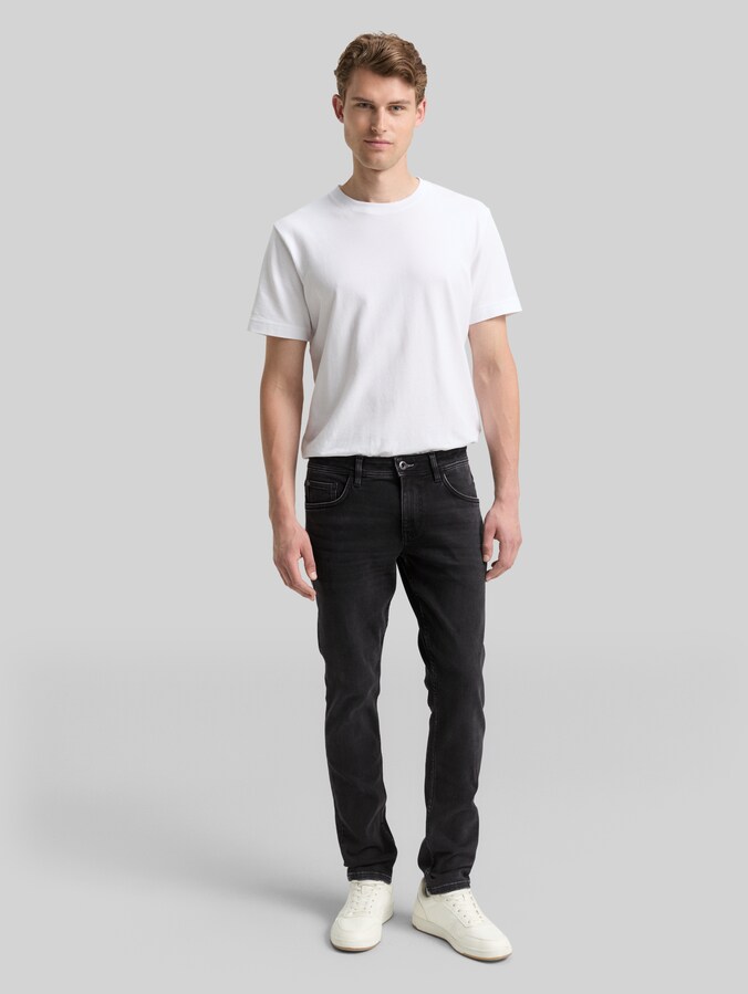 TTTROY SLIM Jeans mit Stretch von Men, clean dark stone grey denim