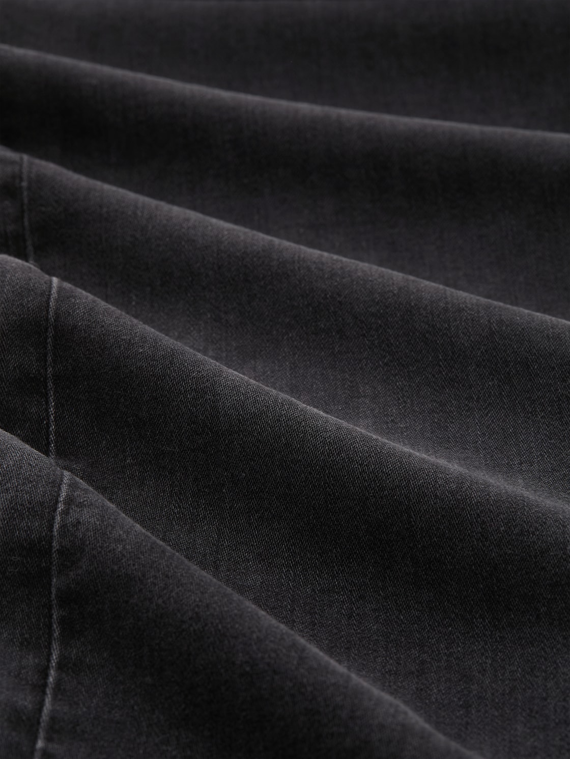 TTTROY SLIM Jeans mit Stretch - clean dark stone grey denim - Material-Ansicht