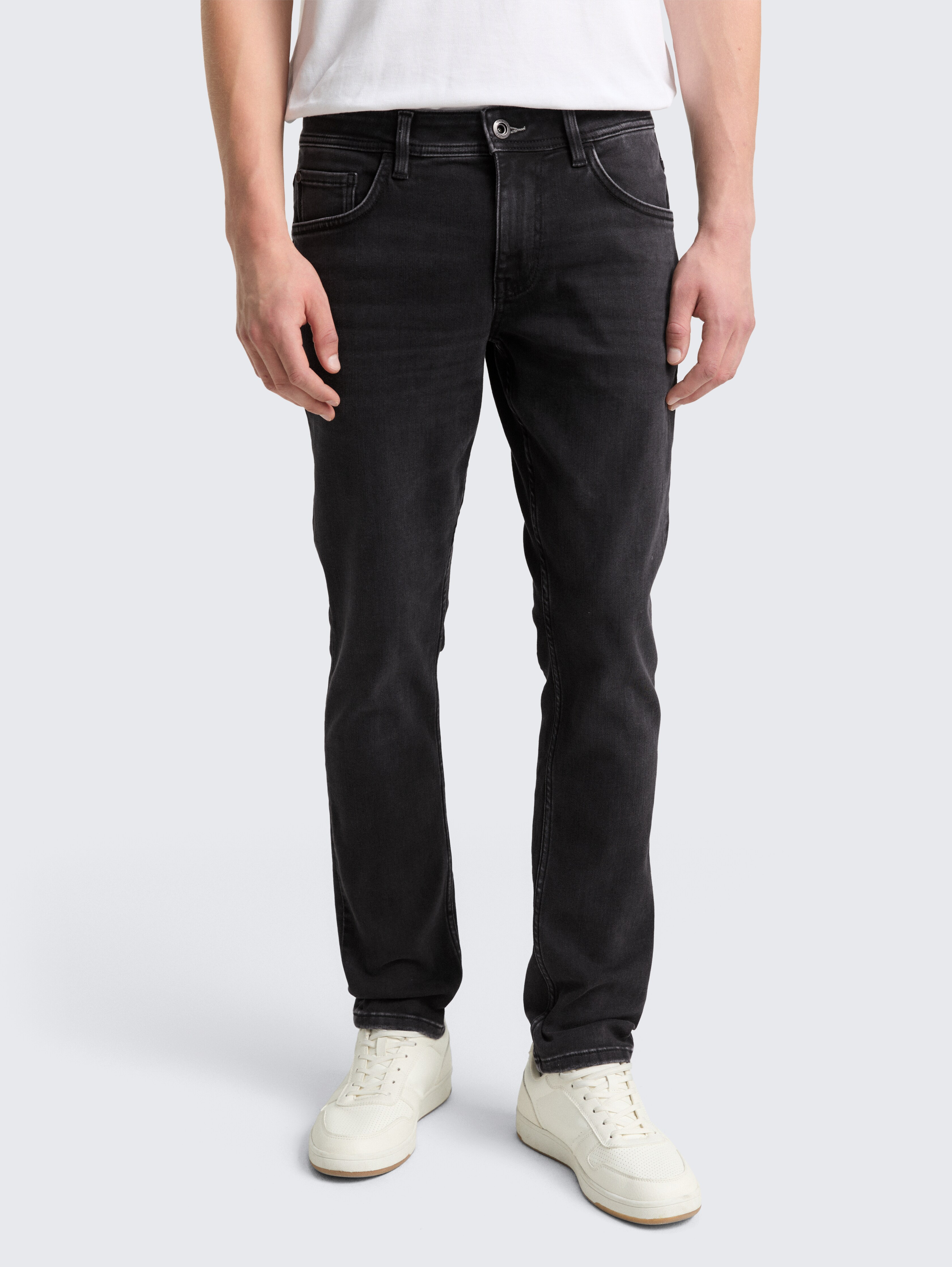 TTTROY SLIM Jeans mit Stretch von Men, clean dark stone grey denim