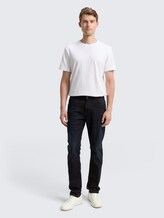 TTJOSH Jeans Regular Slim avec LYCRA ® - dark stone blue black denim - Vue de face du modèle