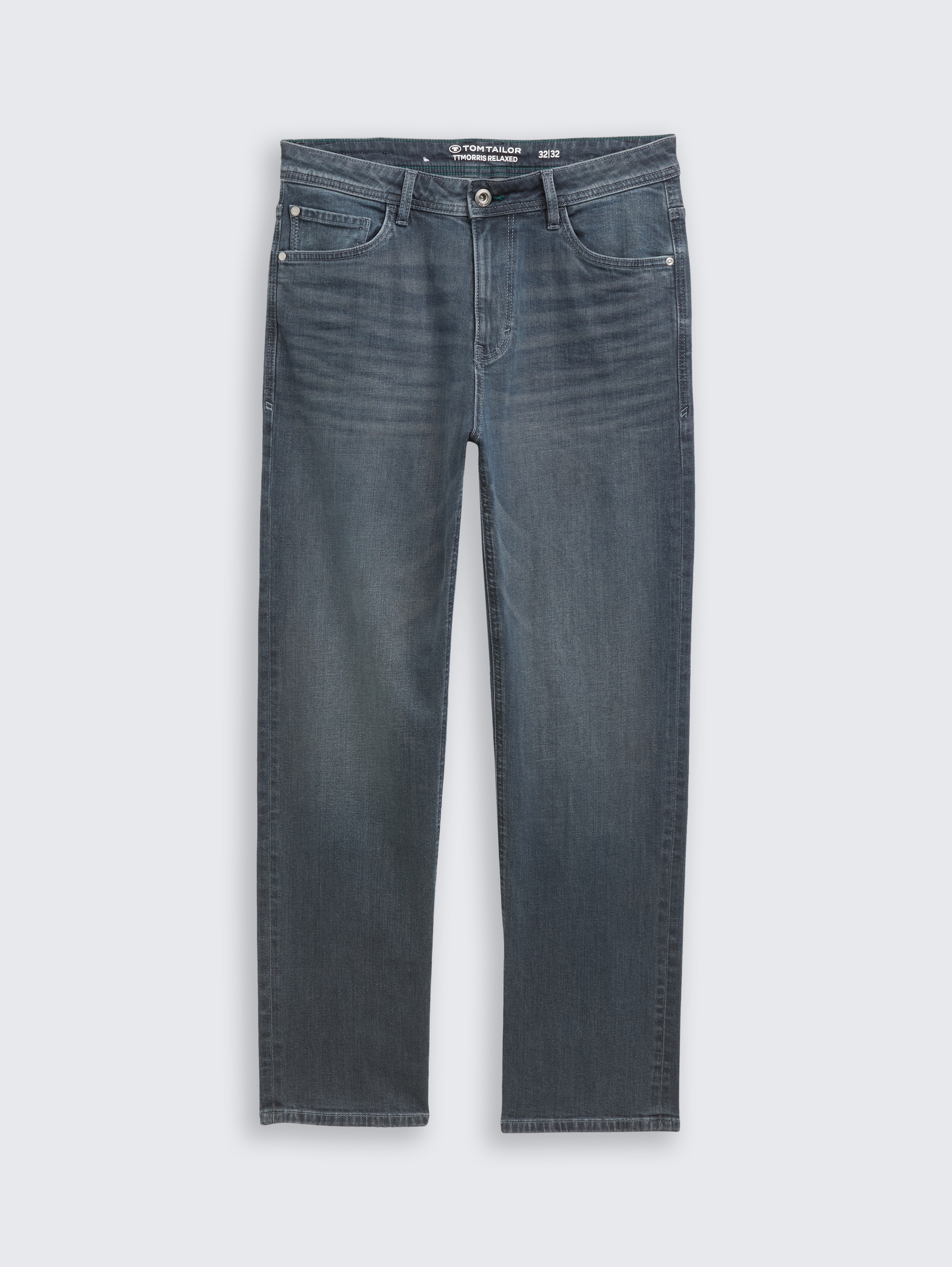 TTMORRIS RELAXED Jeans - mid stone blue grey denim - Vorder-Produkt-Ansicht