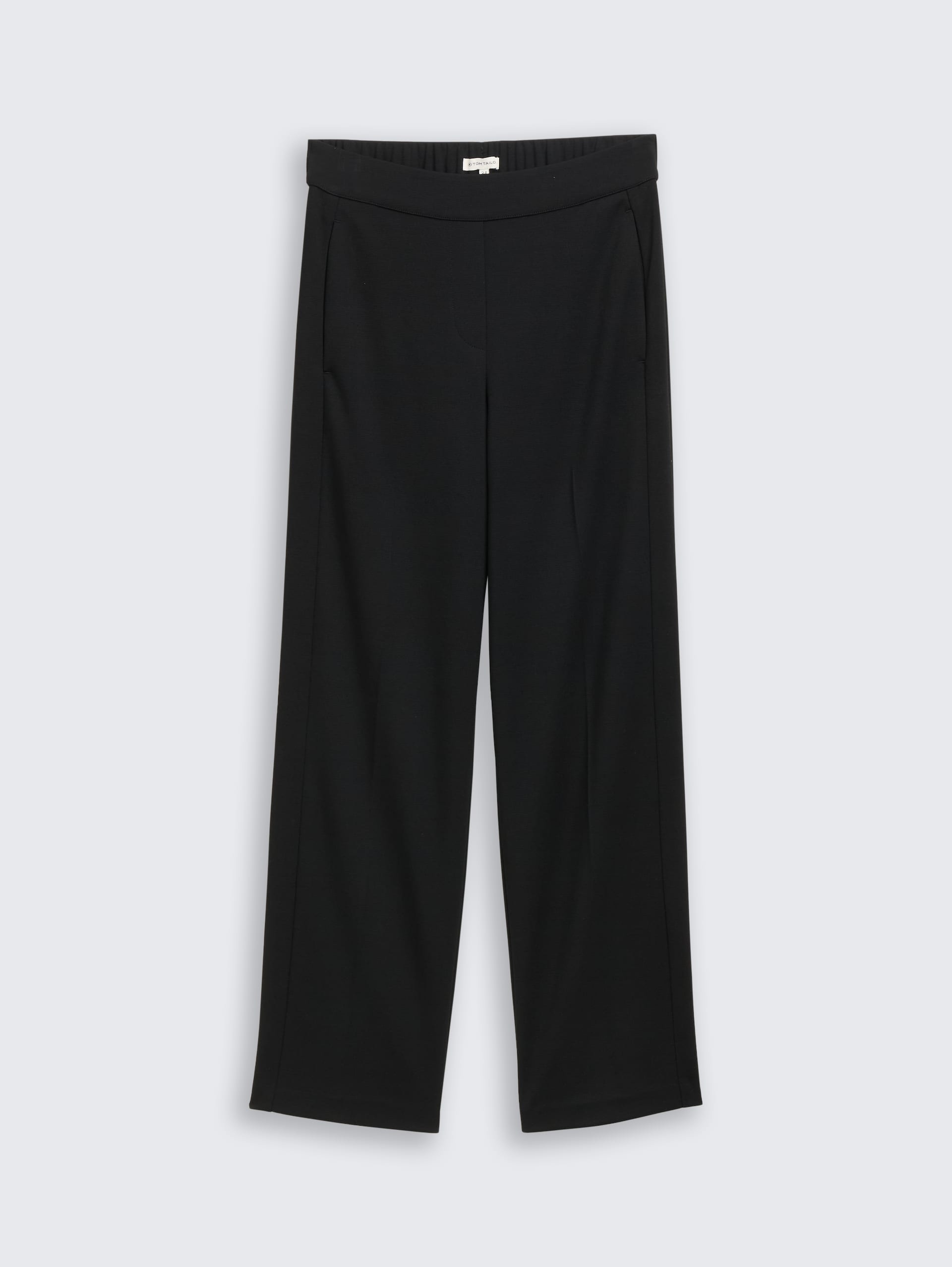 TTMIA STRAIGHT broek - deep black - Product vooraanzicht