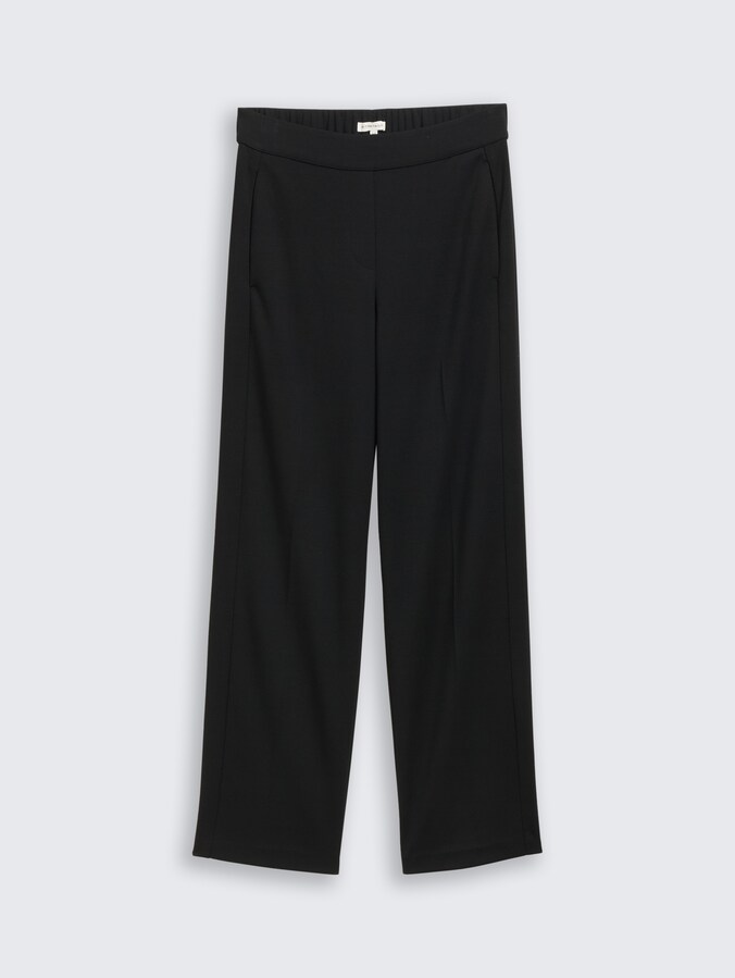 TTMIA STRAIGHT trousers by Women, deep black