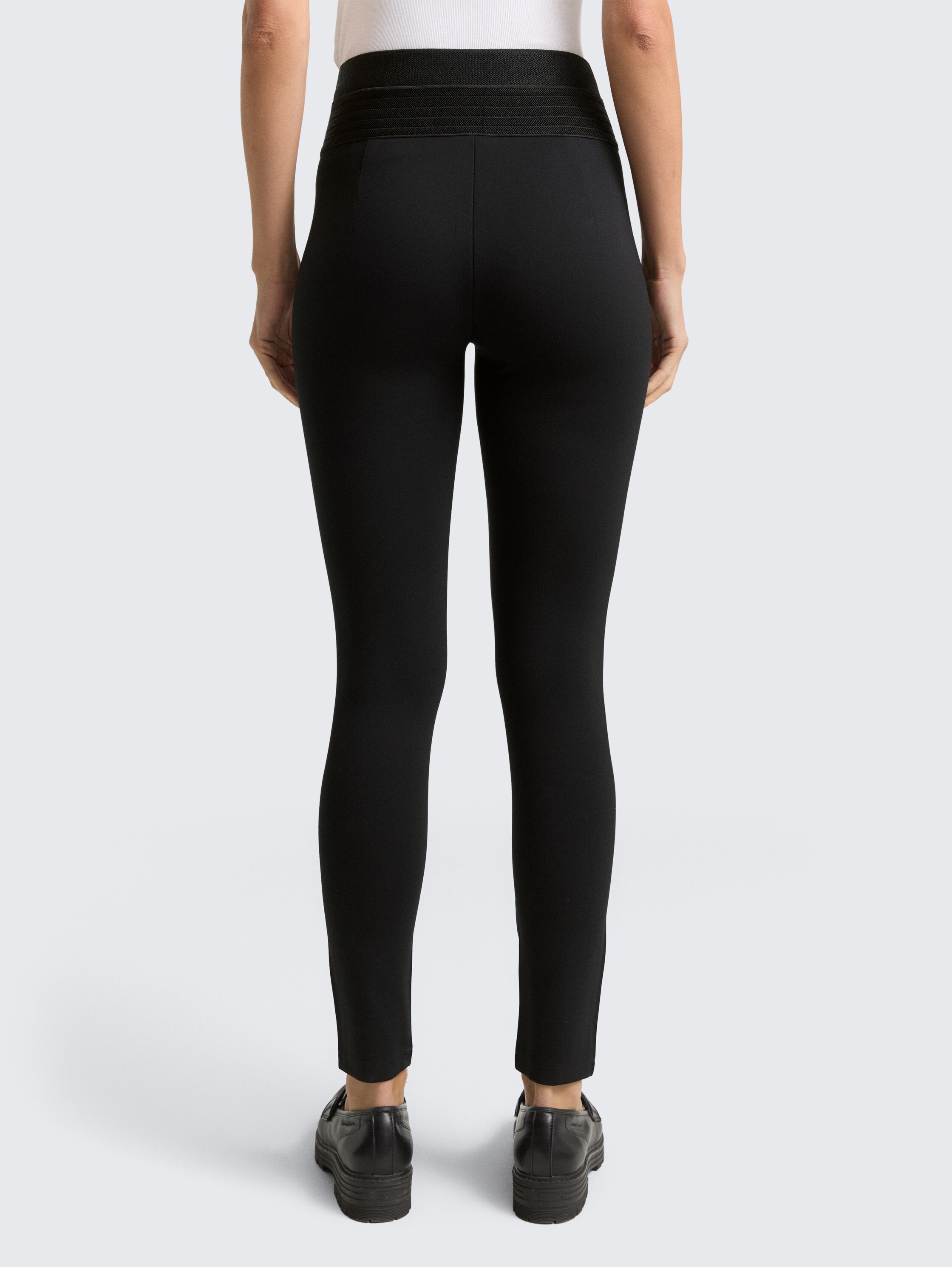 Treggings Hose mit elastischem Bund - deep_black_1 - 