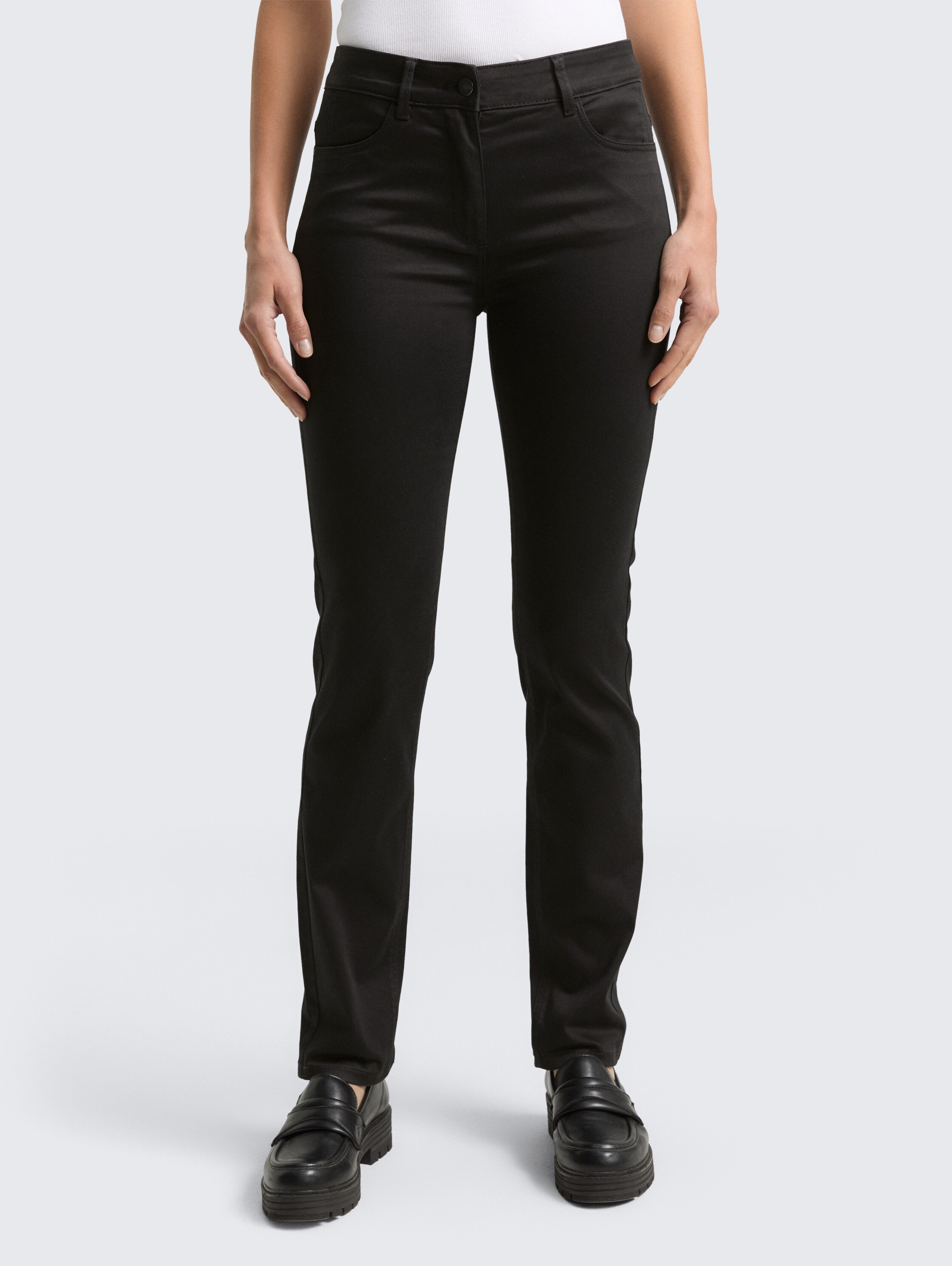 TTEDDA SLIM broek - deep_black_1 - 