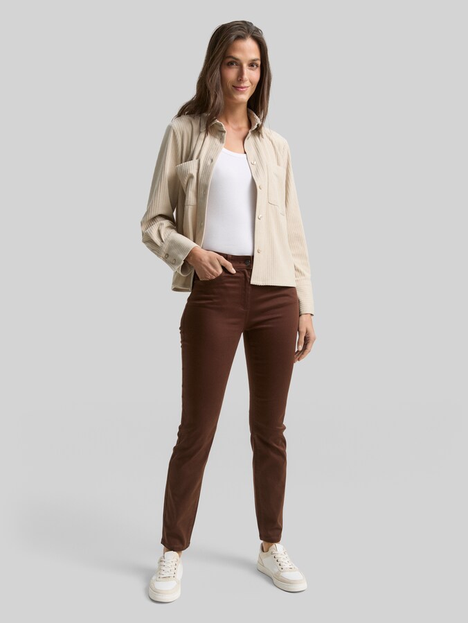 TTEDDA SLIM Hose von Women, dark pecan brown