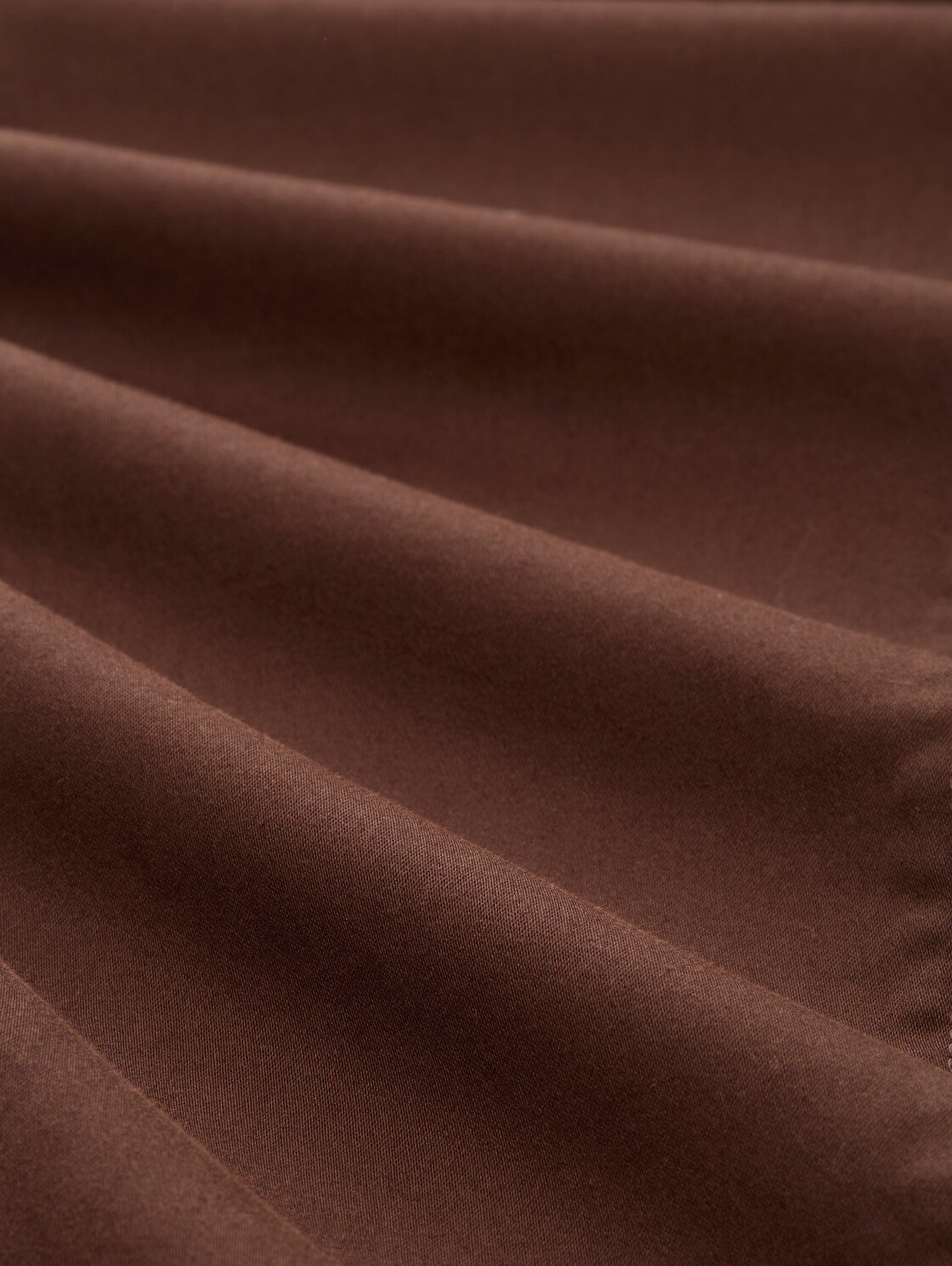 TTEDDA SLIM Hose - dark pecan brown - Material-Ansicht