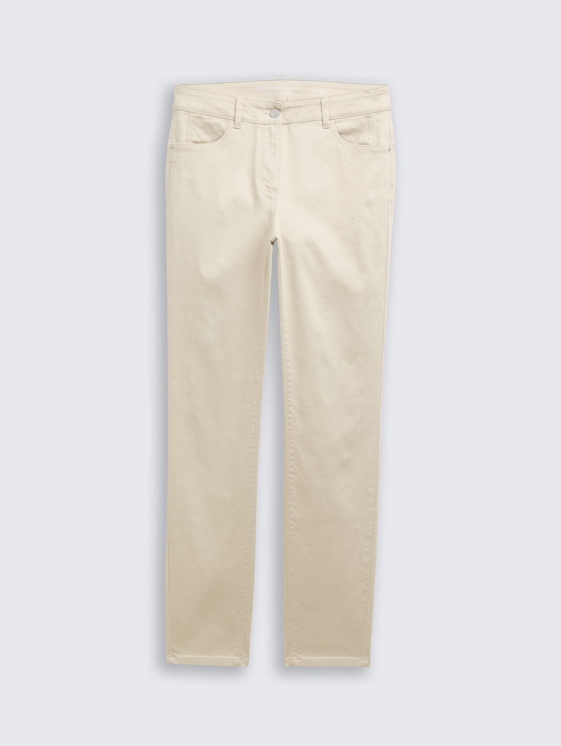 TTEDDA SLIM Hose - sand stone beige - Vorder-Produkt-Ansicht