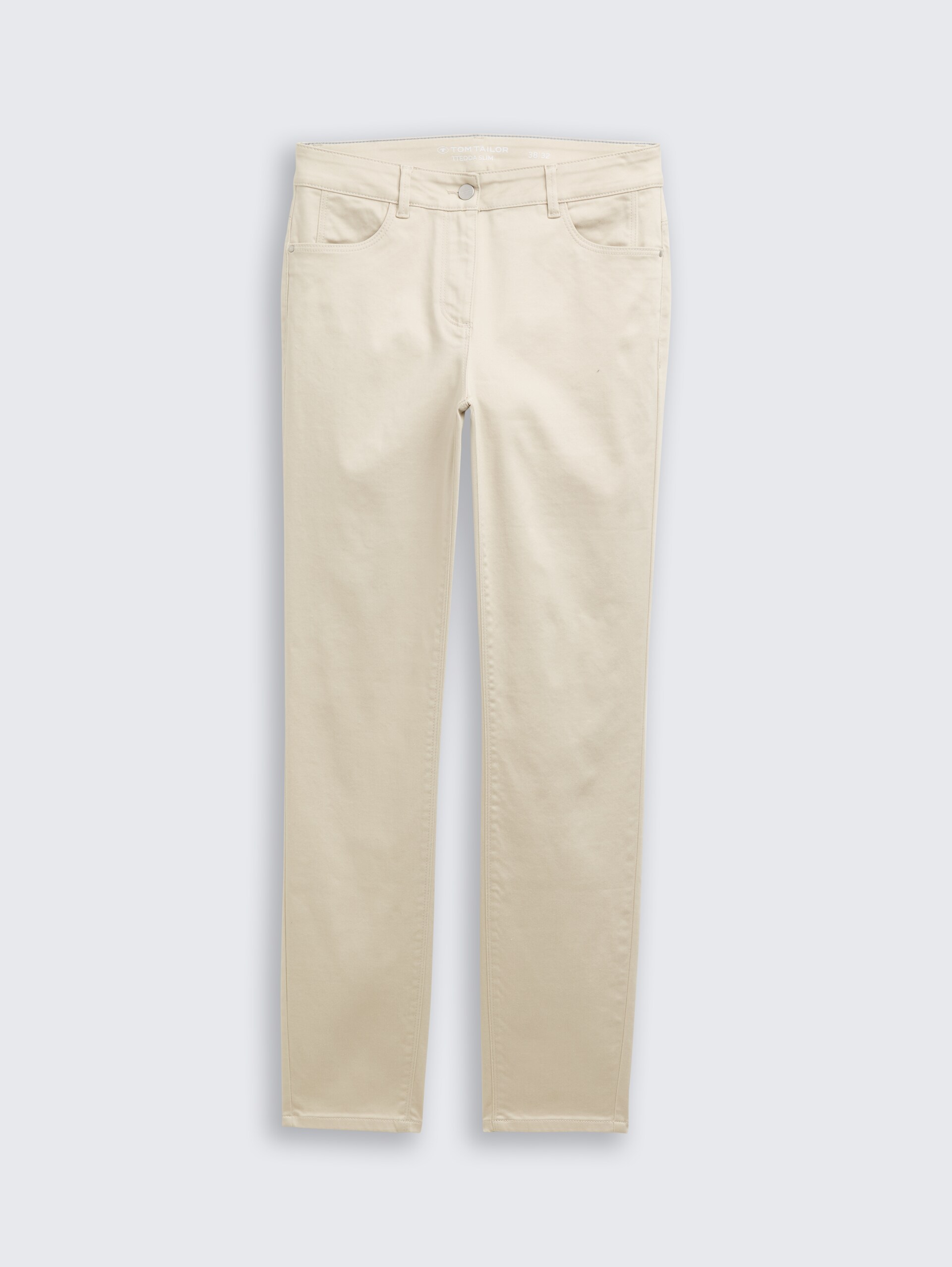 TTEDDA SLIM Hose - sand stone beige - Vorder-Produkt-Ansicht