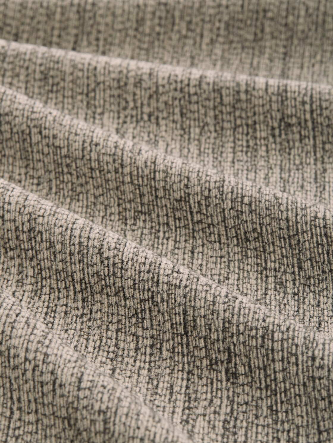 Loose Wide Hose - beige black structure - Material-Ansicht