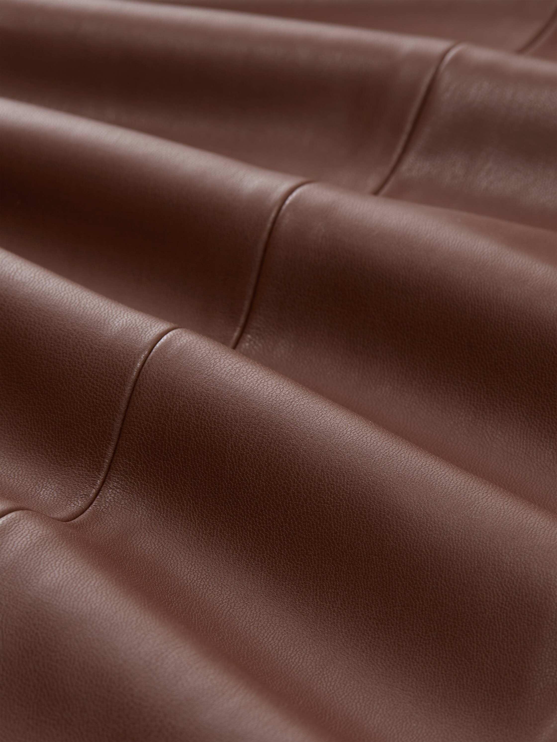 Culotte Hose in Lederoptik - dark_pecan_brown - 