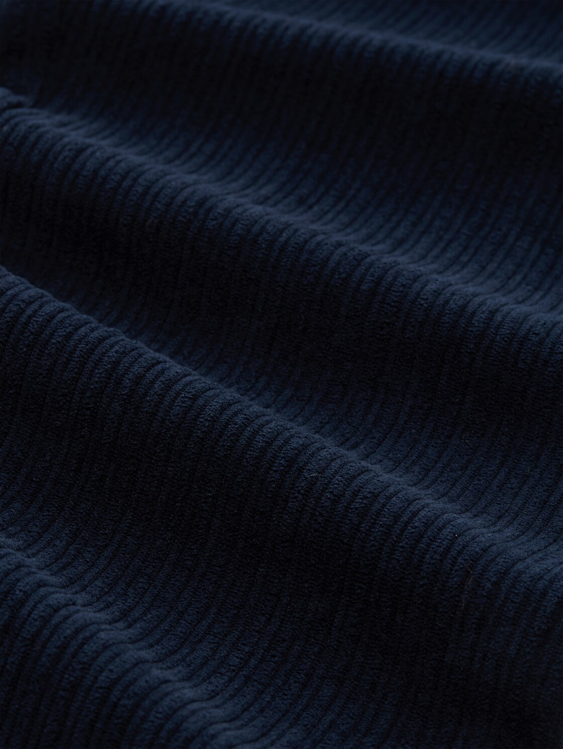 Loose Slim Cordhose - sky captain blue - Material-Ansicht