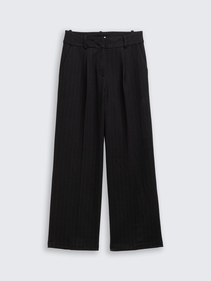 TTLEA WIDE Hose mit Glitzer-Effekt von Women, pinstripe with lurex