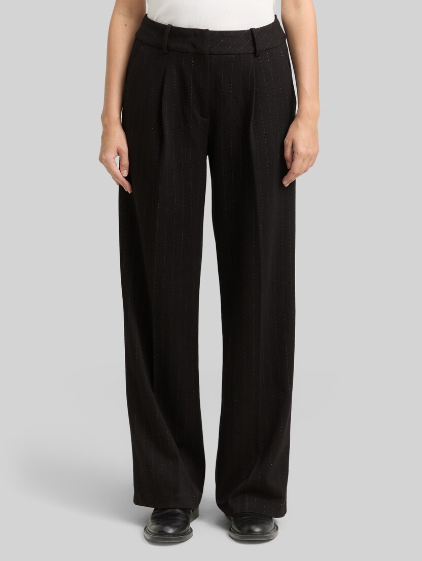 TTLEA WIDE Hose mit Glitzer-Effekt von Women, pinstripe with lurex