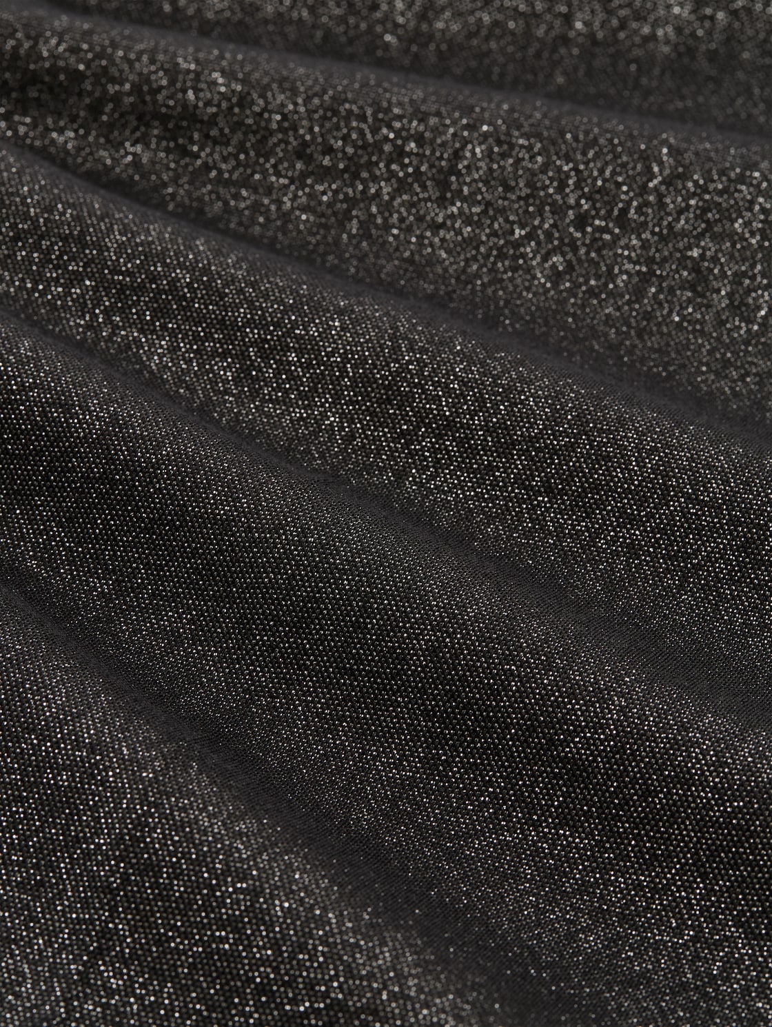 TTLEA WIDE Hose mit Glitzer-Effekt - glitter fabric - Material-Ansicht