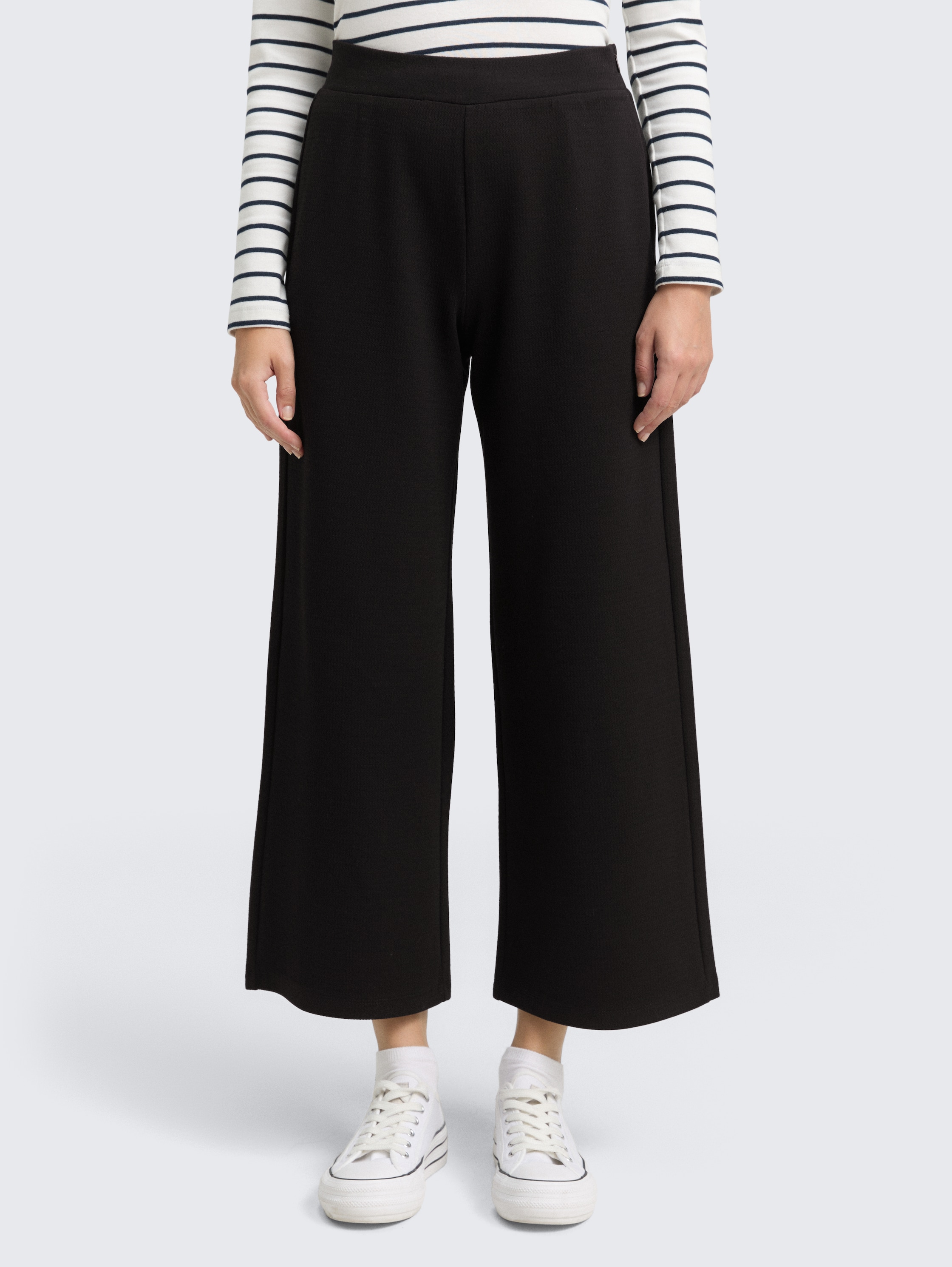 Jacquard Culotte Hose - deep_black_1 - 