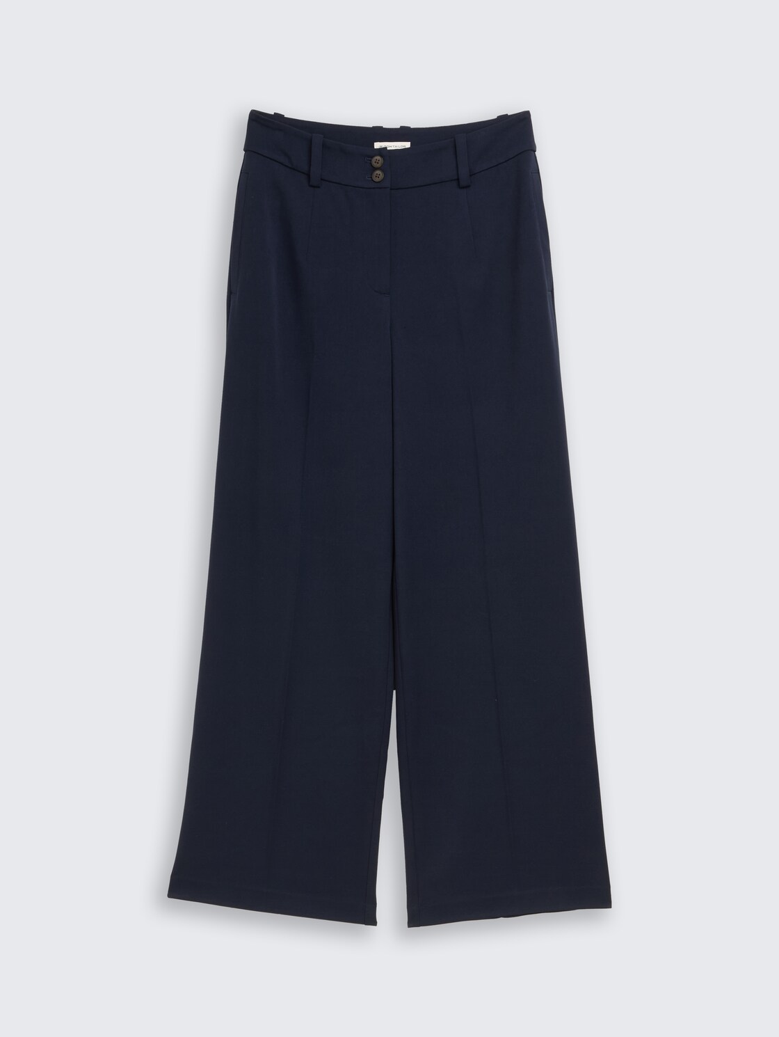 TTLEA WIDE Trousers with crease - sky captain blue - Front product view