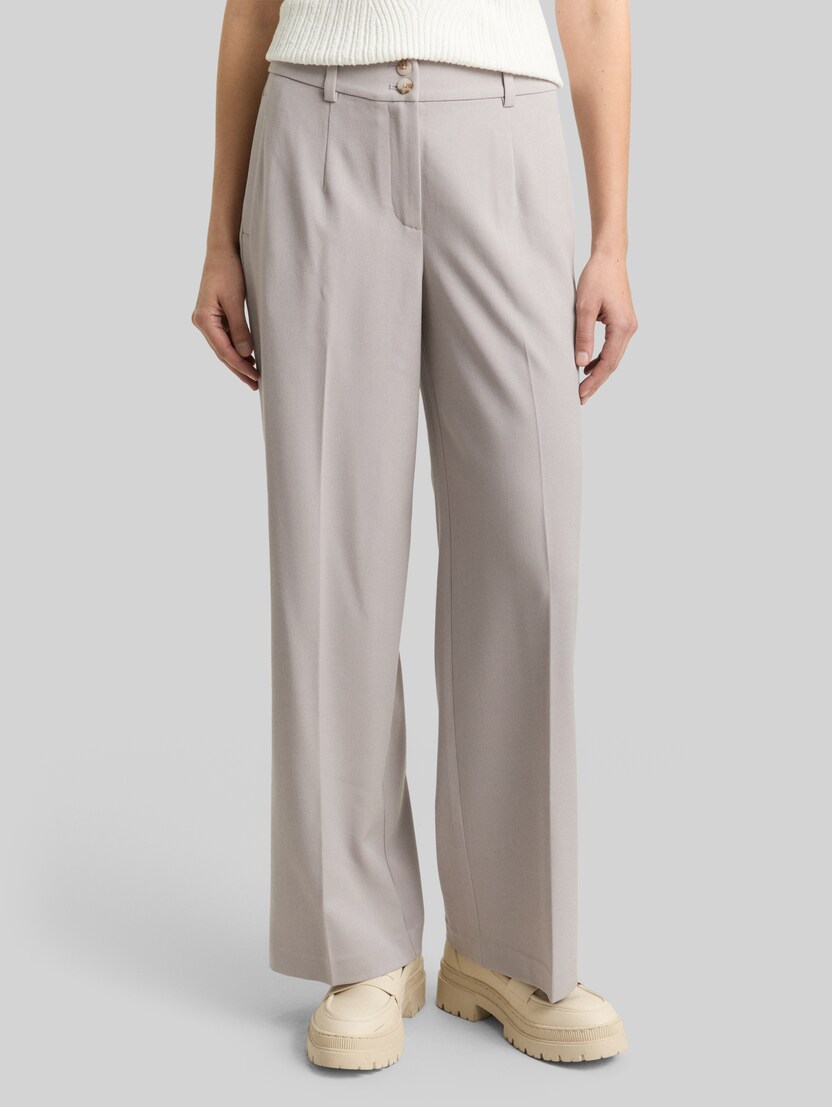TTLEA WIDE Hose mit Bügelfalte von Women, dark clouds grey