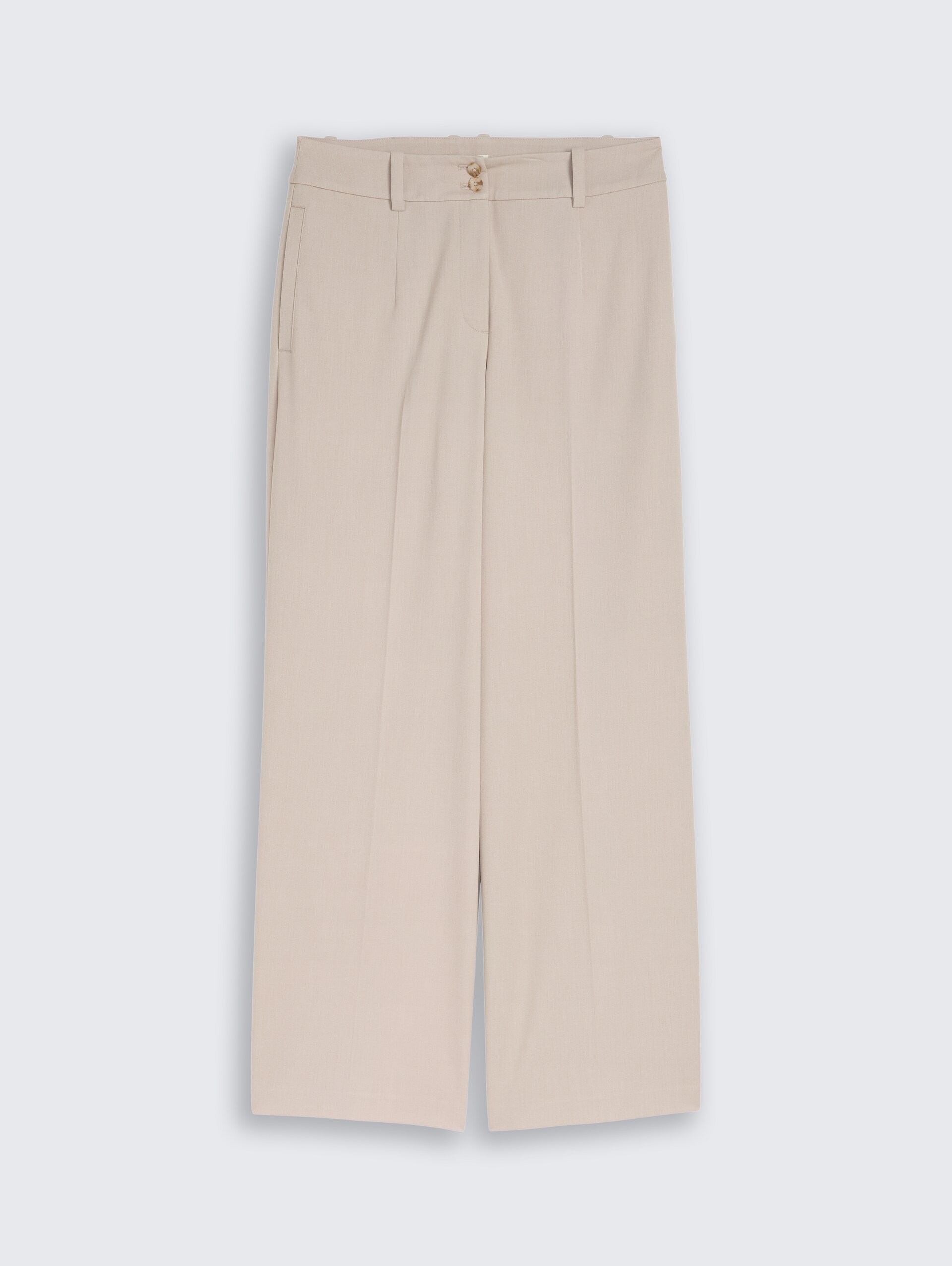 TTLEA WIDE Hose mit Bügelfalte - soft taupe grey melange - Vorder-Produkt-Ansicht