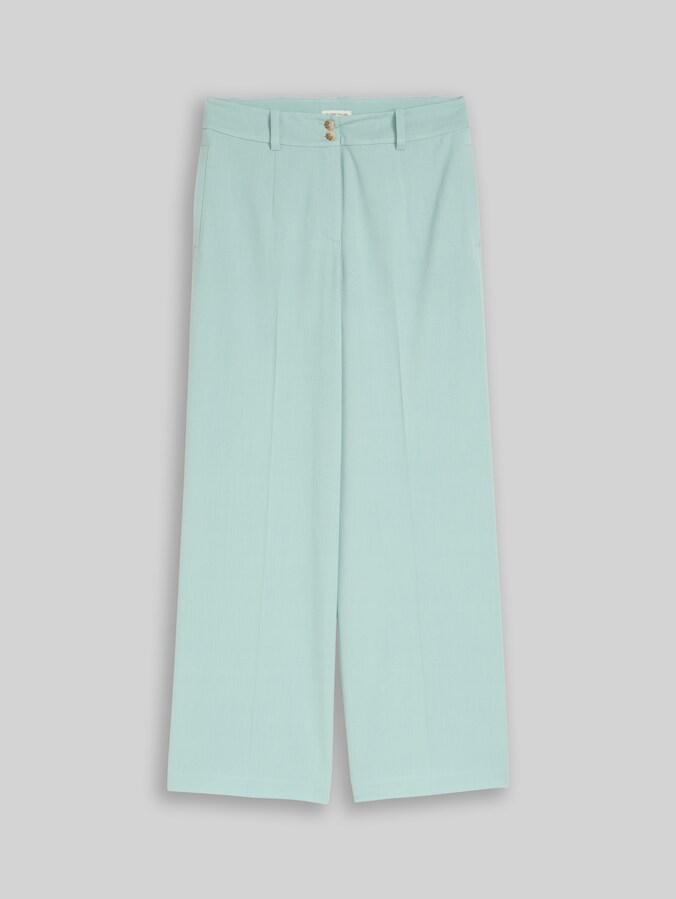 TTLEA WIDE Hose mit Bügelfalte von Women, blue haze melange
