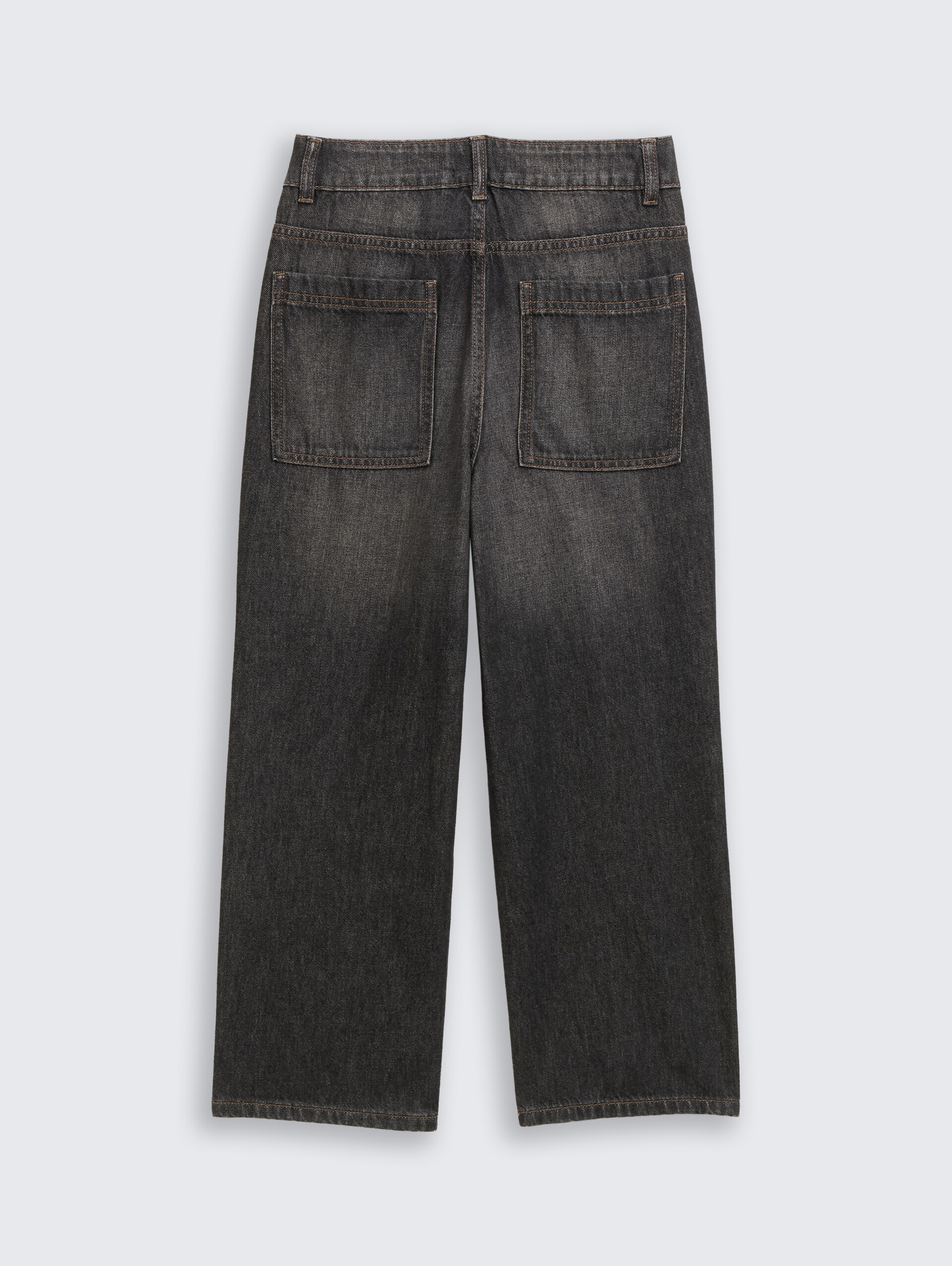Baggy Jeans - used dark stone black denim