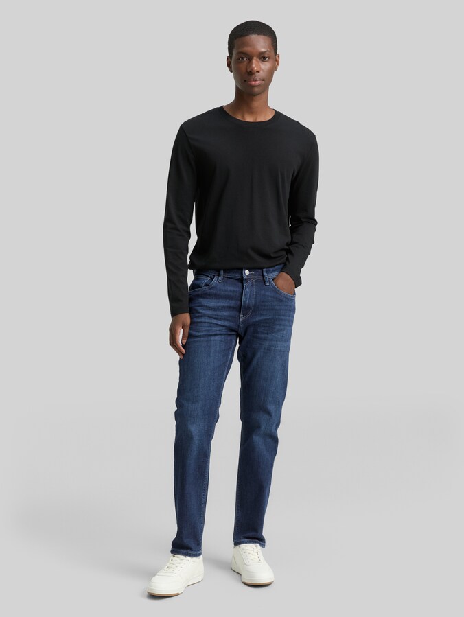 TTBRYDEN TAPERED Jeans mit Stretch von Denim Male, mid stone bright blue denim