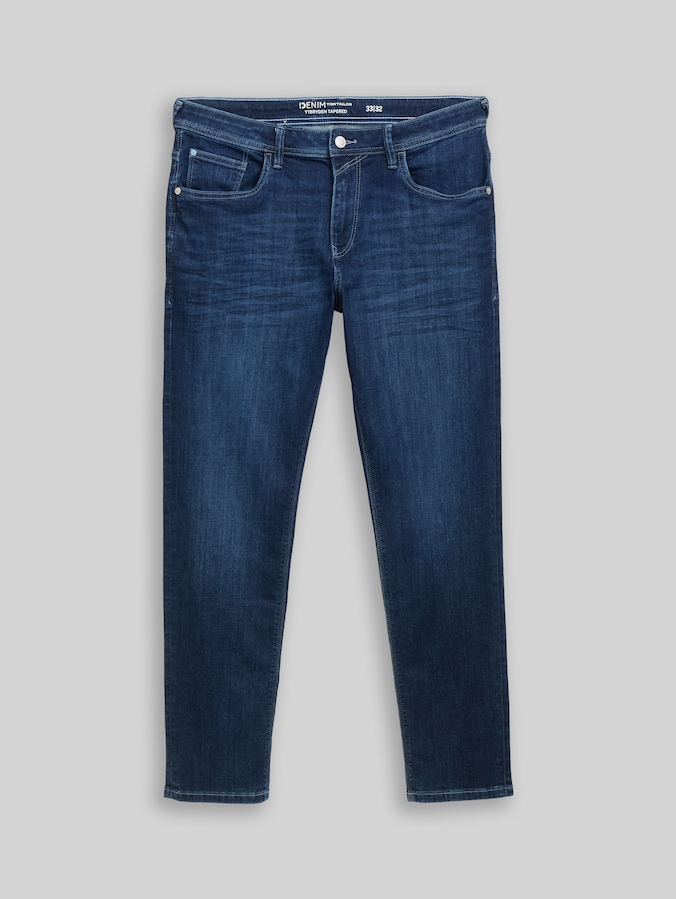 TTBRYDEN TAPERED Jeans mit Stretch von Denim Male, mid stone bright blue denim
