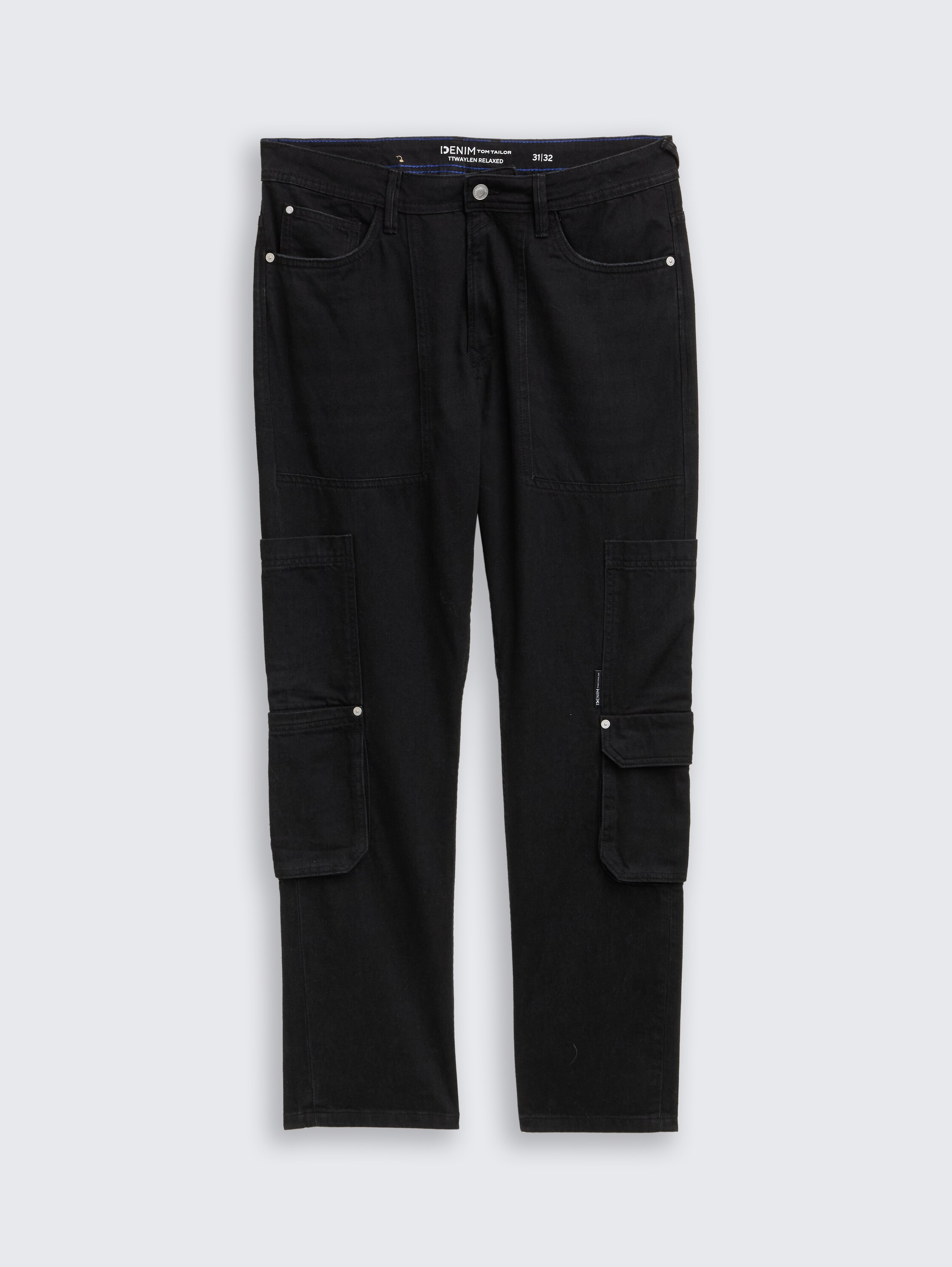 TTWAYLEN RELAXED Cargo Jeans - dark_stone_black_black_denim - 