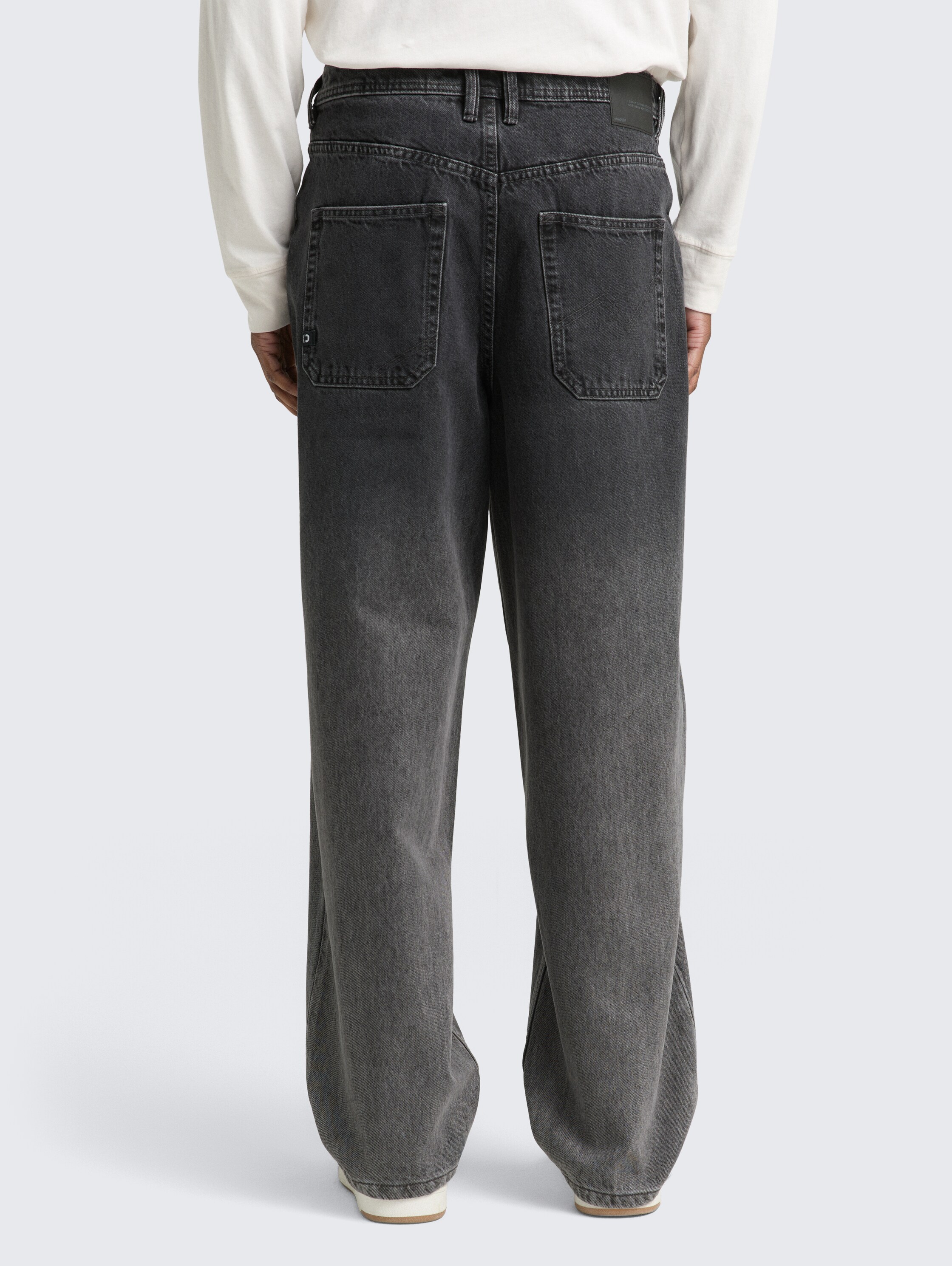 TTELLIOT BAGGY Jeans - black_grey_gradient_denim - 