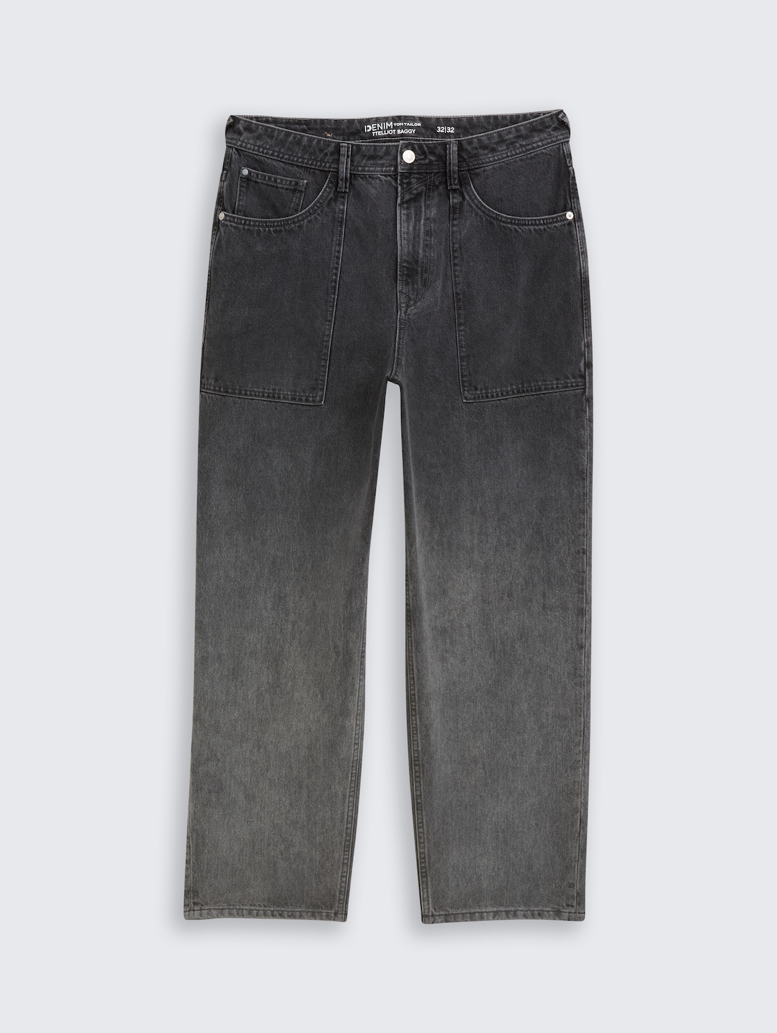 TTELLIOT BAGGY Jeans - black grey gradient denim - Vorder-Produkt-Ansicht