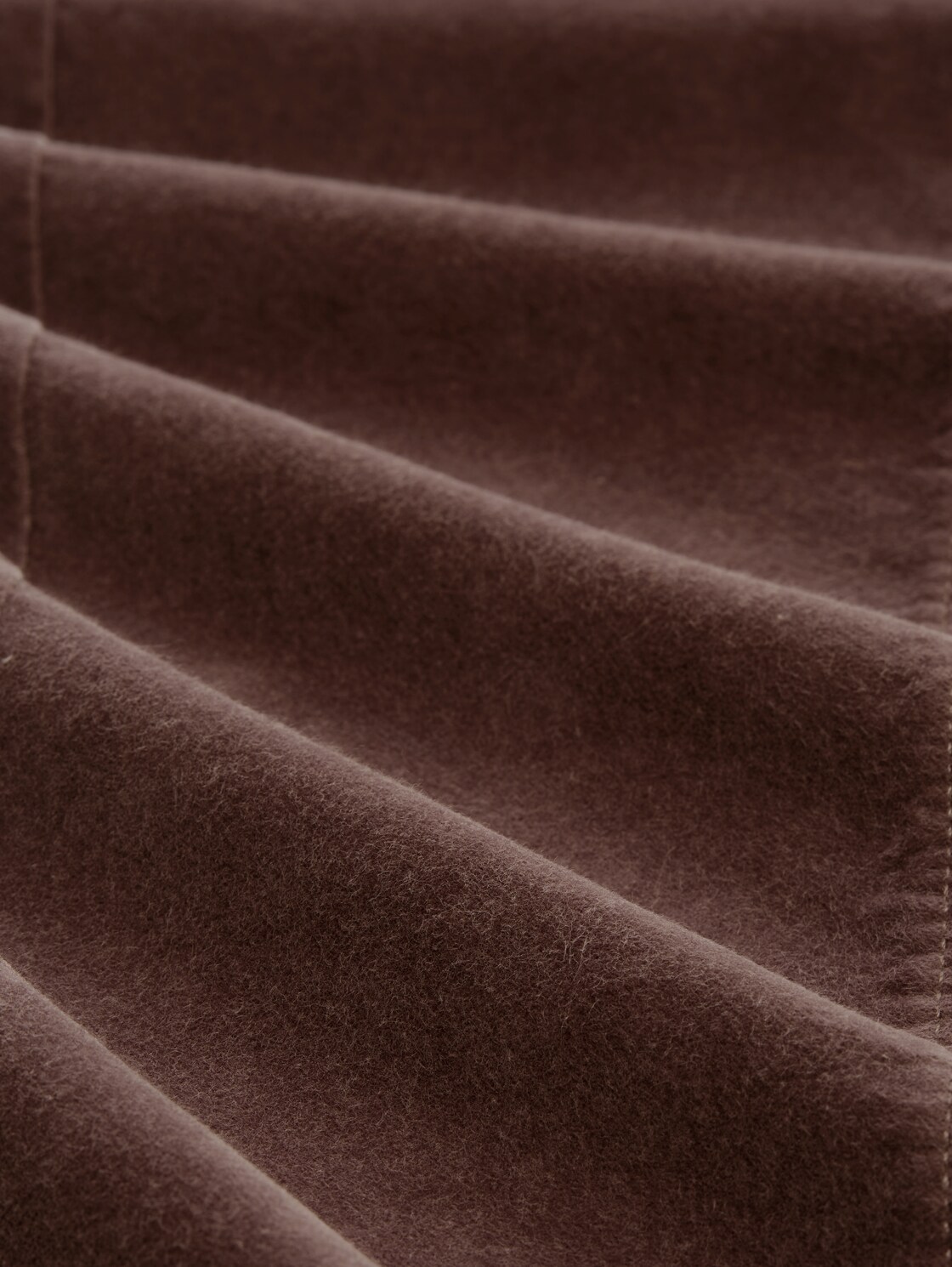 TTNELA EXTRA SKINNY Samthose - soft chocolate brown - Material-Ansicht