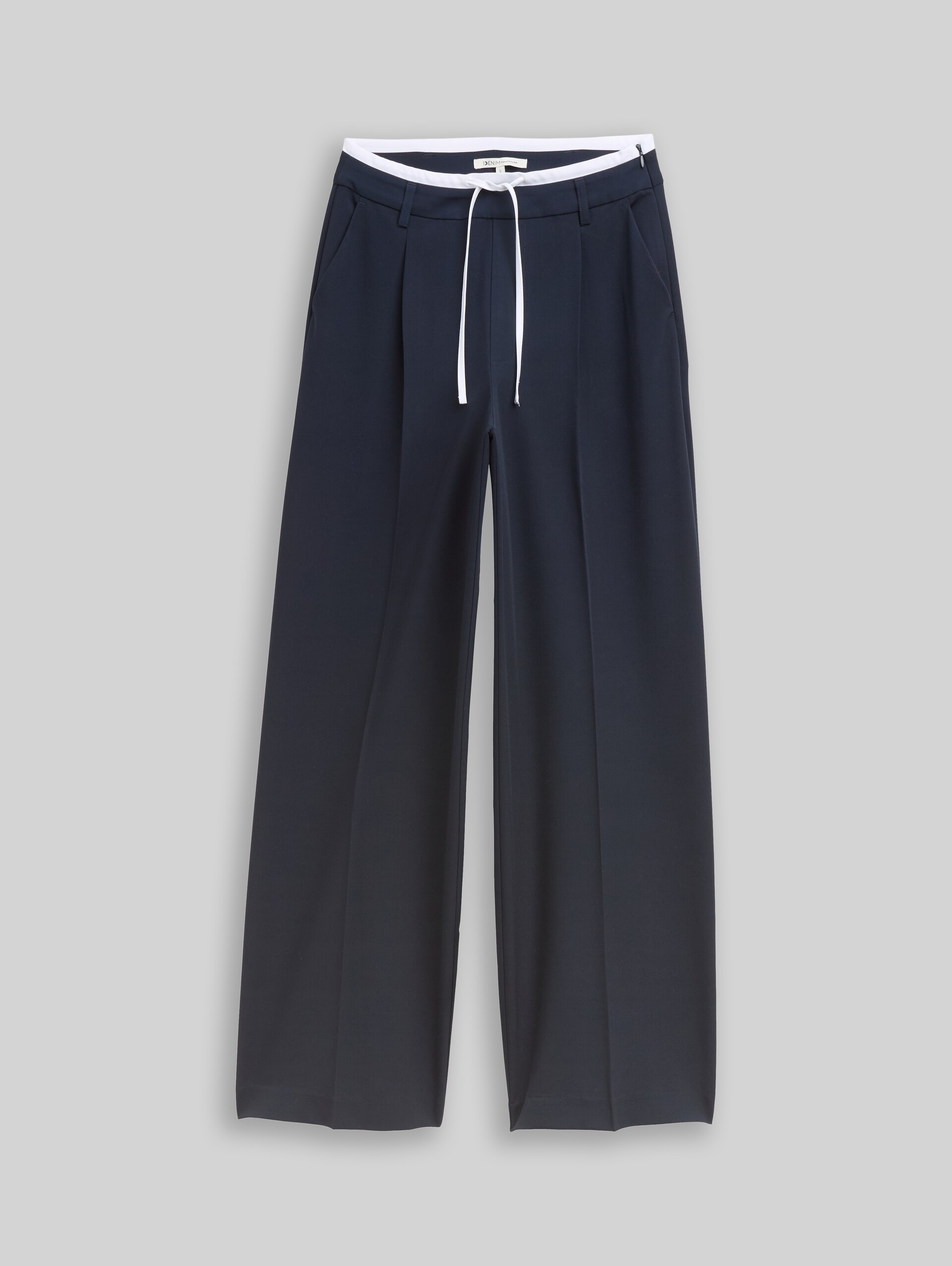 Wide Leg Hose im 2-in-1-Look - sky captain blue - Vorder-Produkt-Ansicht