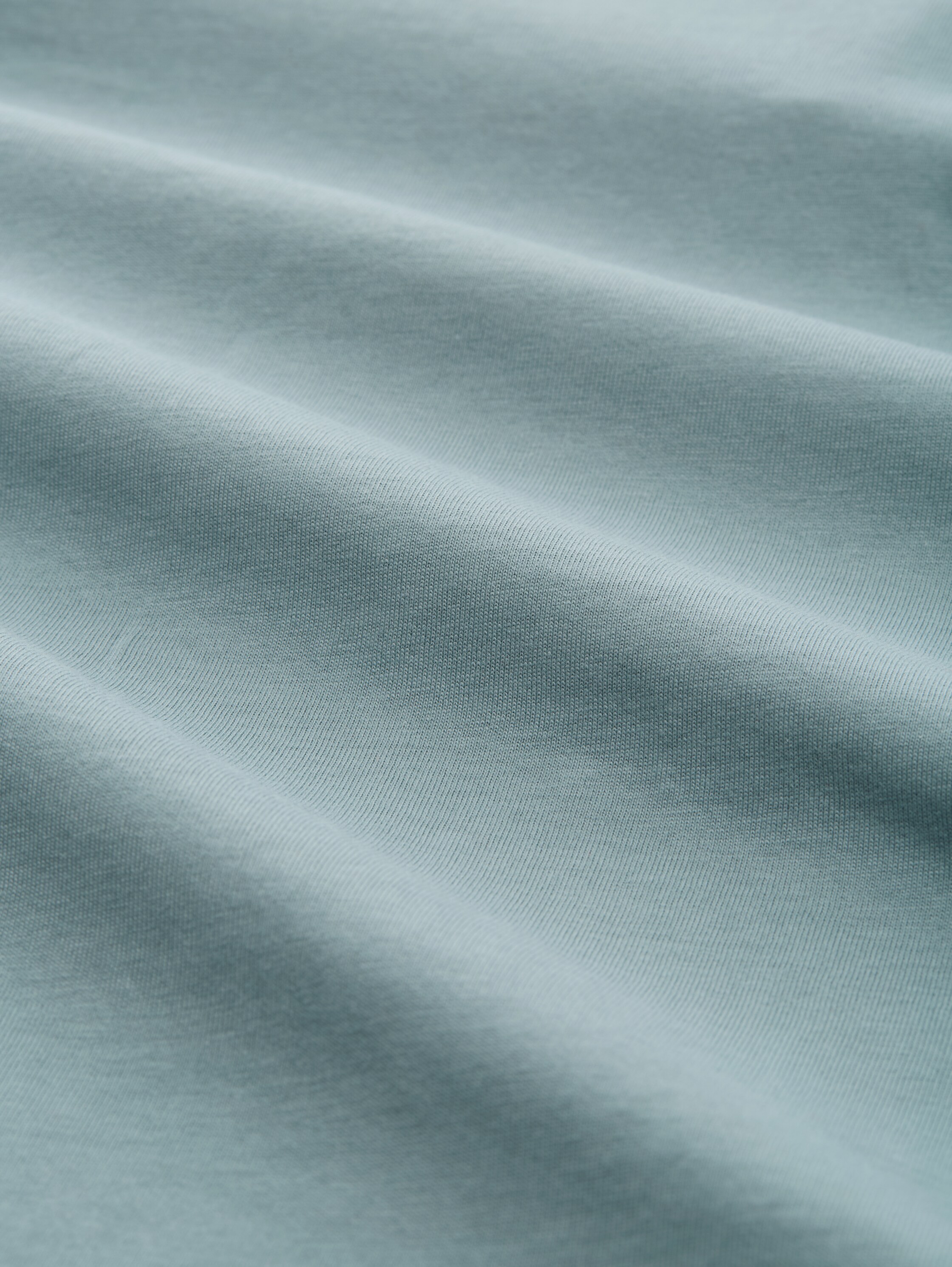 Basic shirt met lange mouwen van katoen - grey_mint - 