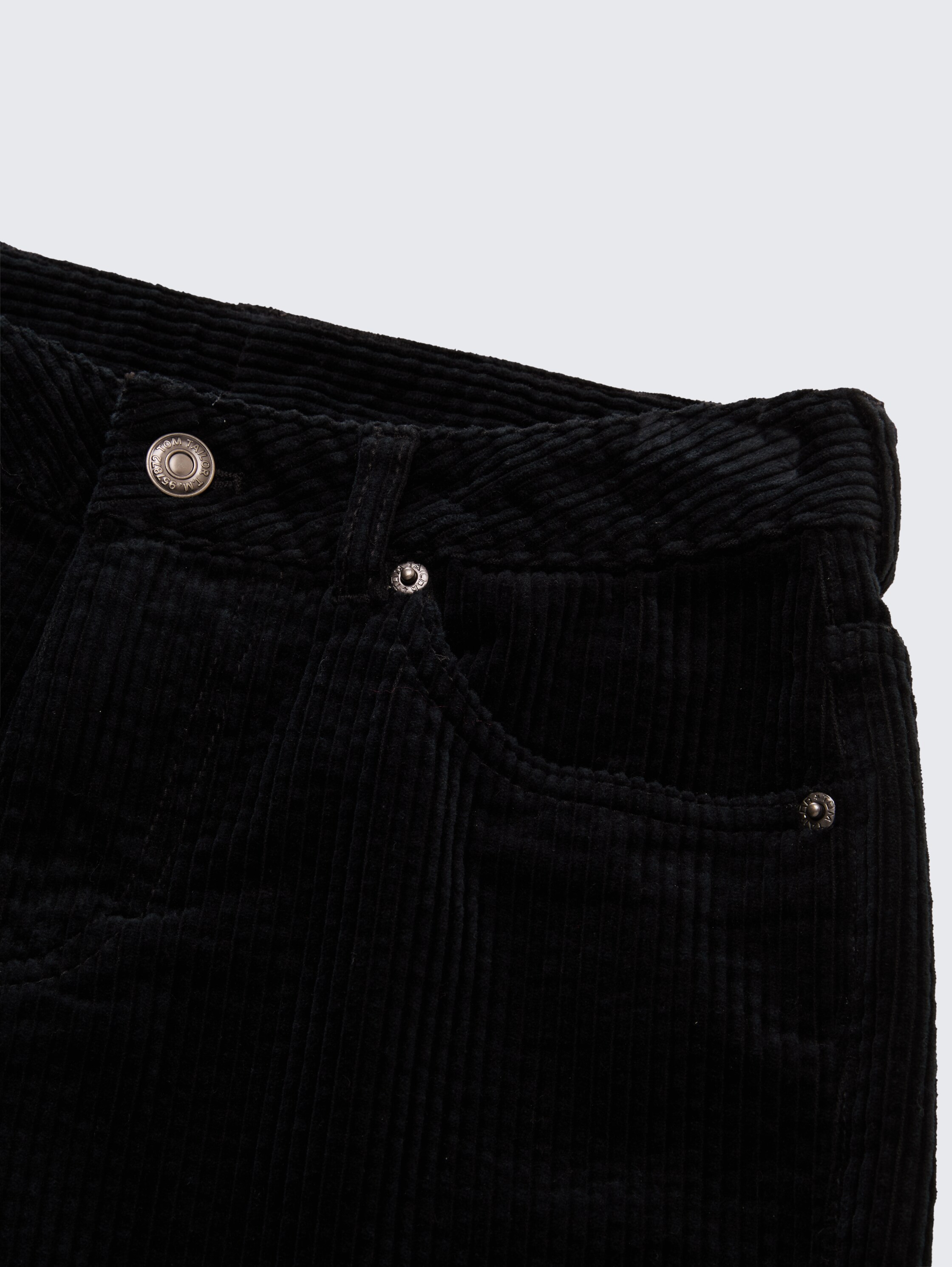 Baggy corduroy broek - heavy_black - 
