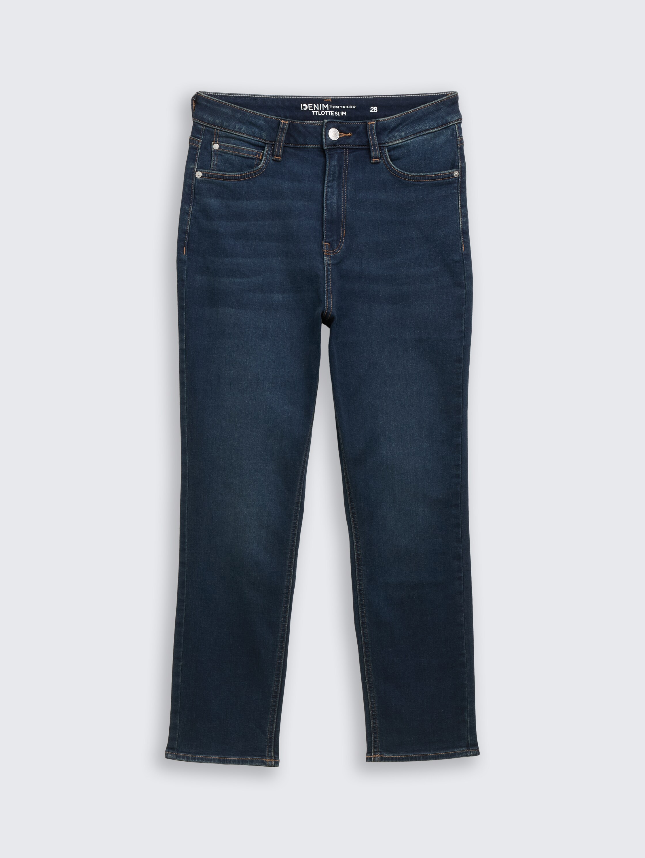 TTLOTTE SLIM Jeans - dark_stone_blue_black_denim - 