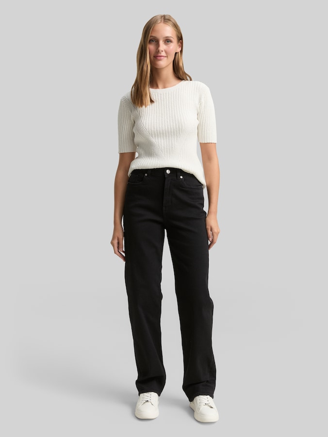 TTELIN STRAIGHT jeans door Denim Female, black black denim