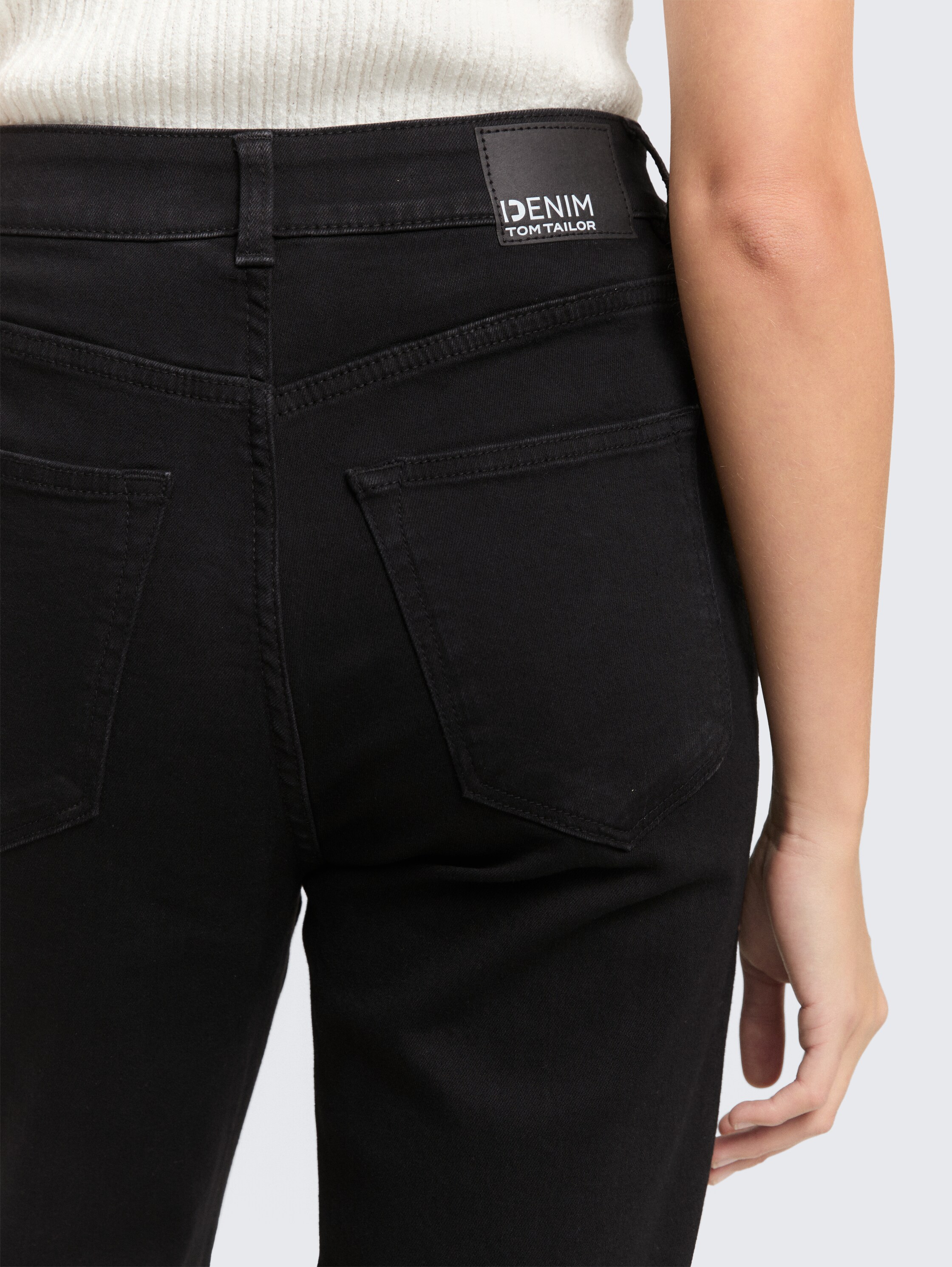 TTELIN Rechte Jeans - black_black_denim - 