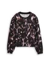 Selected, Sweatshirt with pattern by Tom Tailor, black