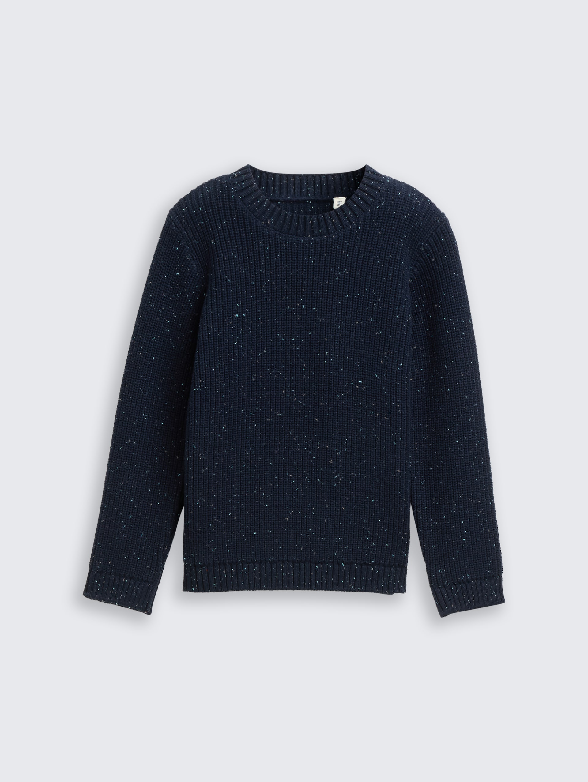 Strickpullover aus Noppengarn - sky captain blue
