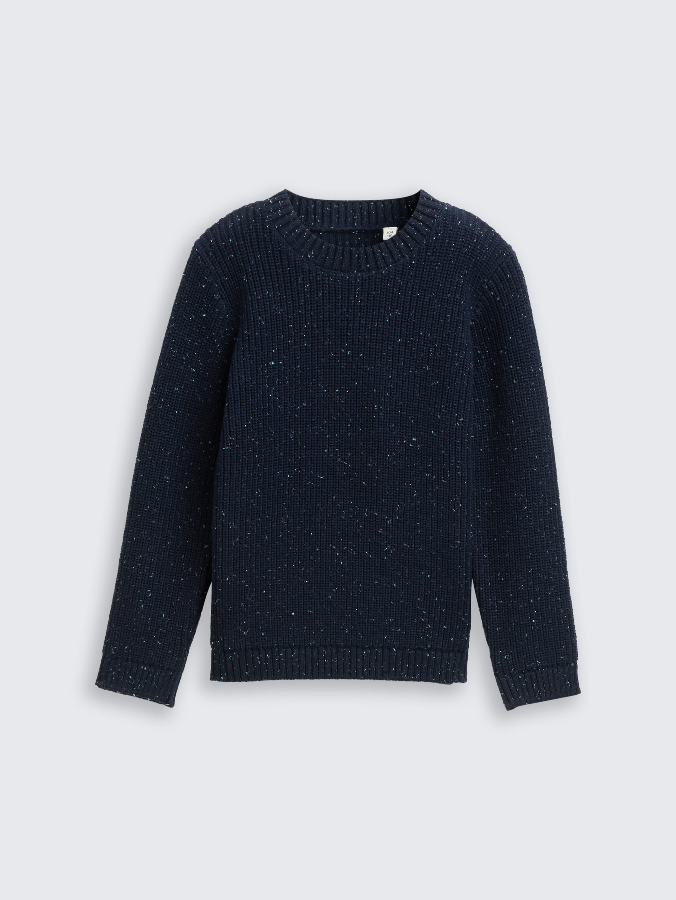 Knitted jumper made from nubby yarn - sky_captain_blue_1 - 